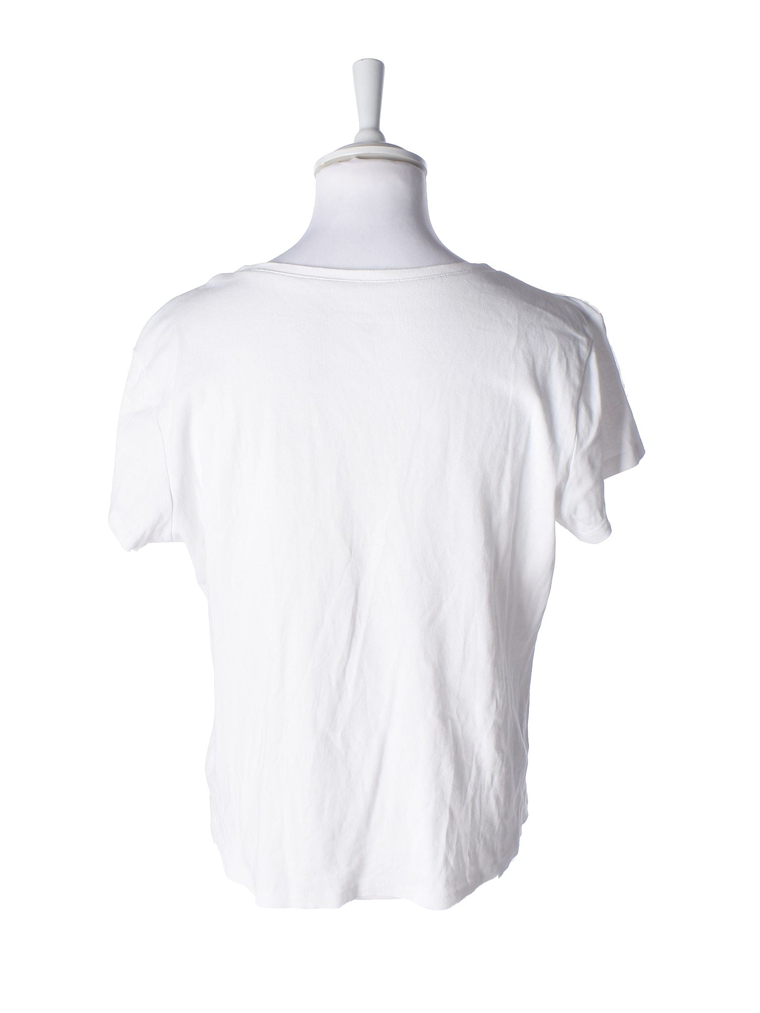 Tommy Hilfiger T-Shirt - XXL / Hvid / Mand - SassyLAB Secondhand