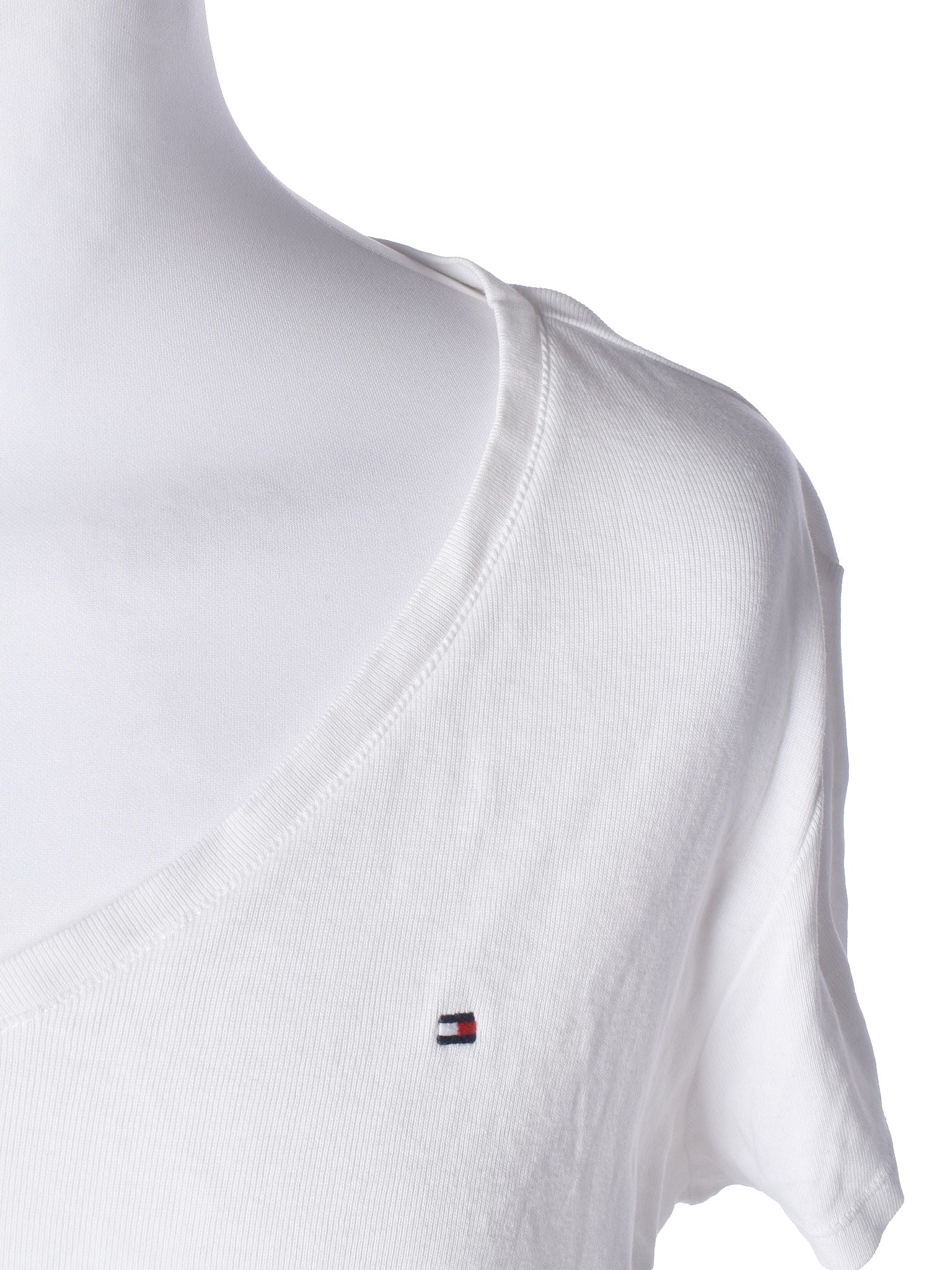 Tommy Hilfiger T-Shirt - XXL / Hvid / Mand - SassyLAB Secondhand