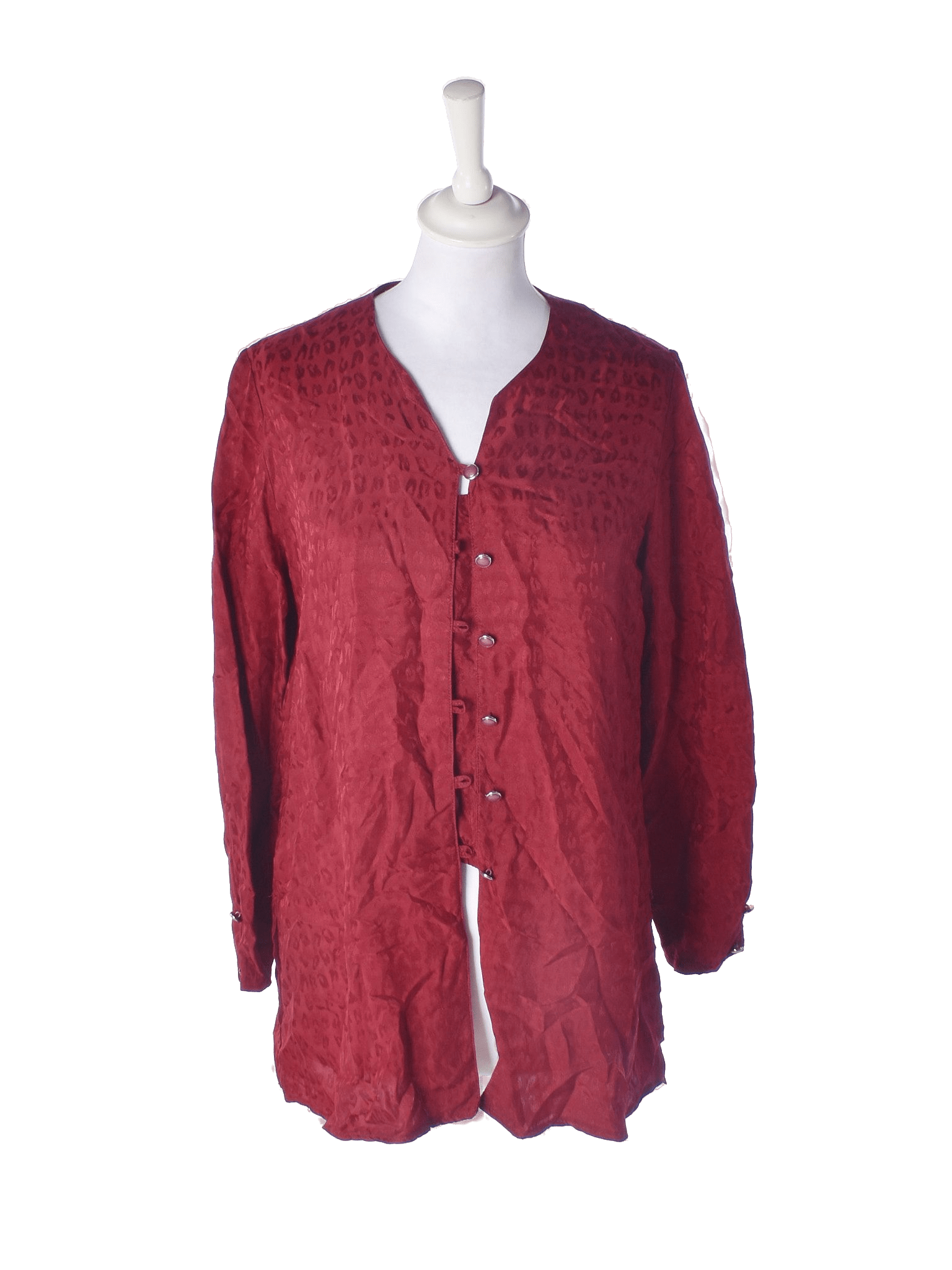 Tone konfektion Bluse - 38 / Rød / Kvinde - SassyLAB Secondhand