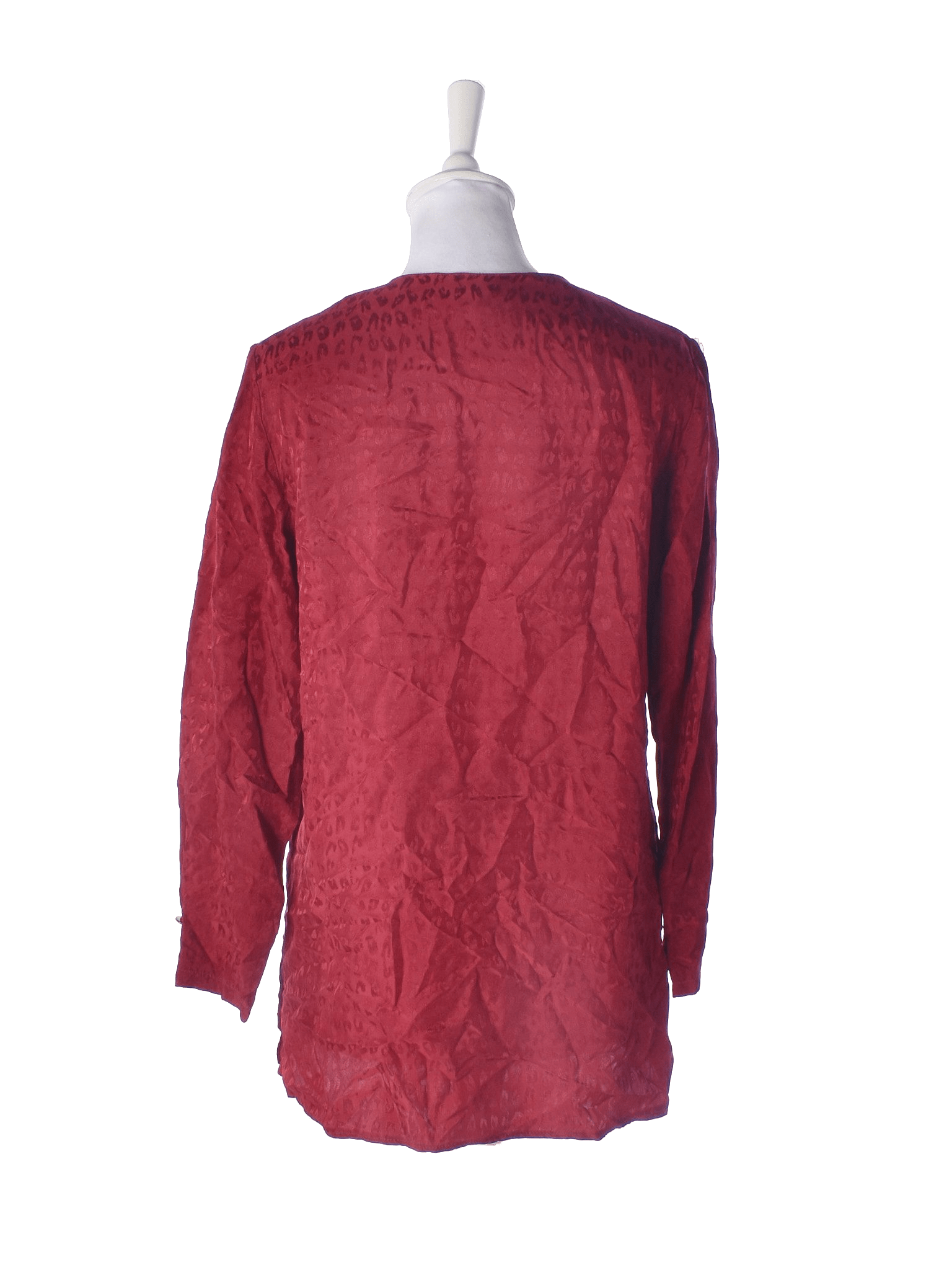 Tone konfektion Bluse - 38 / Rød / Kvinde - SassyLAB Secondhand