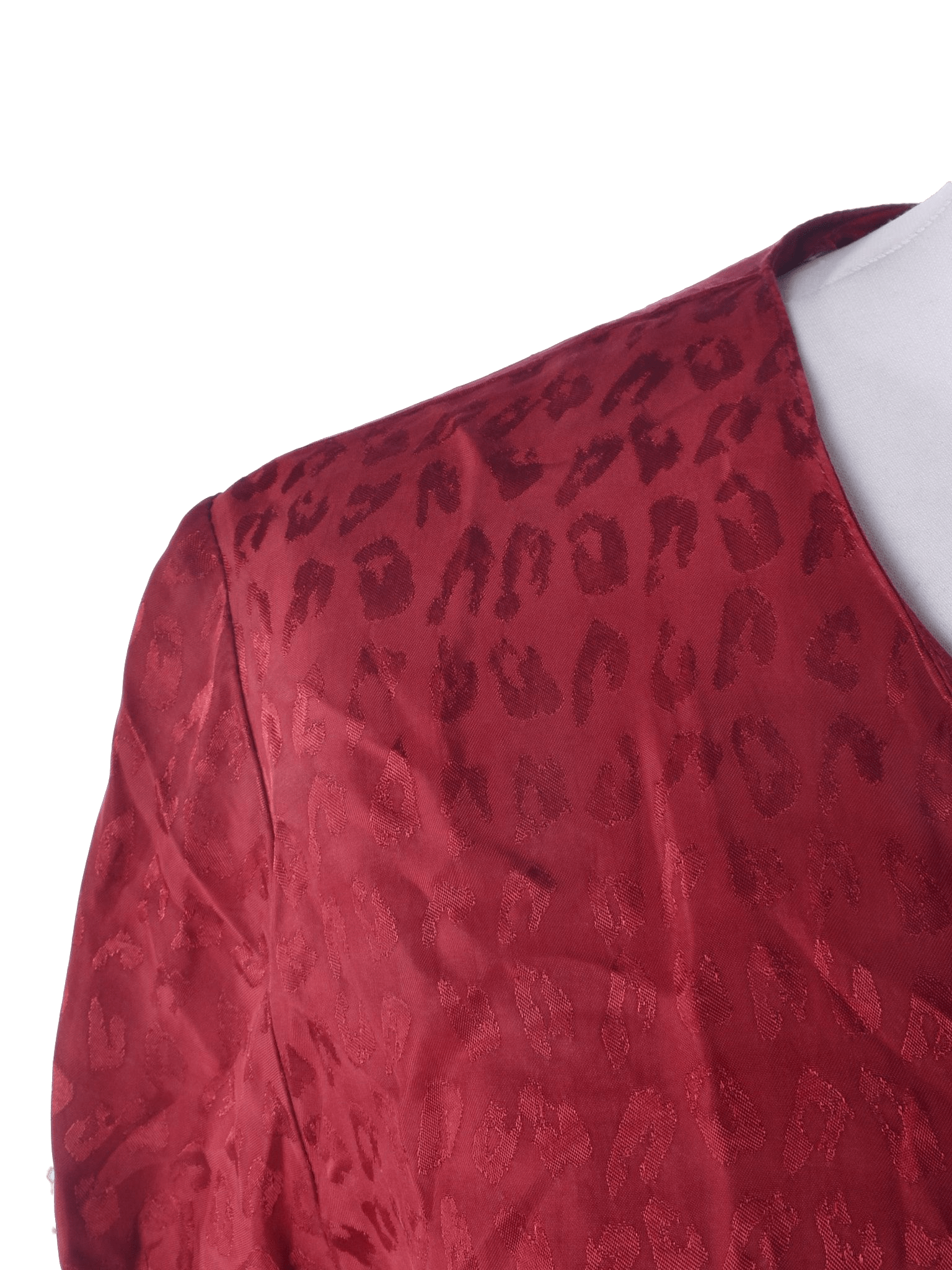 Tone konfektion Bluse - 38 / Rød / Kvinde - SassyLAB Secondhand