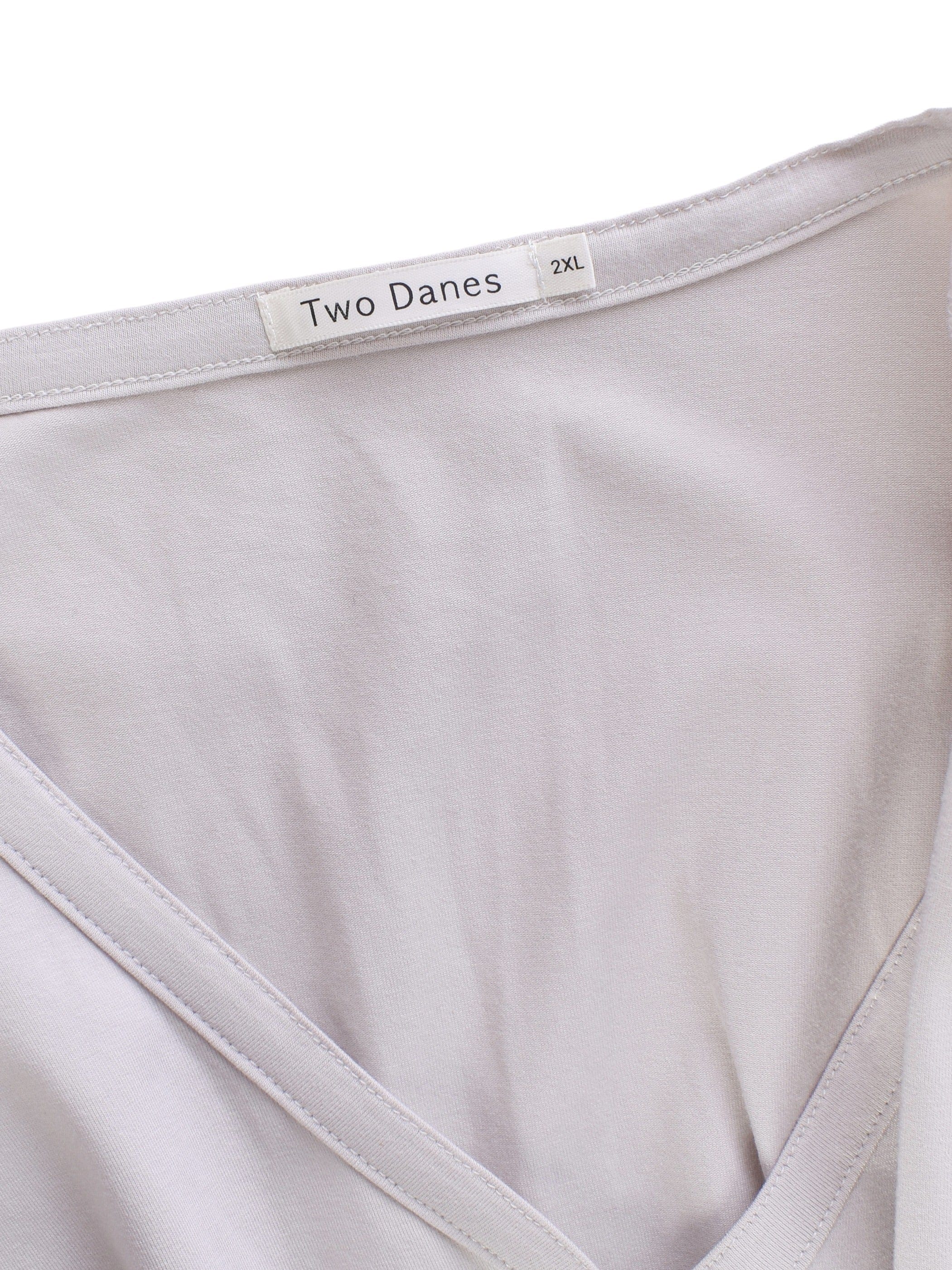 Two Danes Bluse - XXL / Beige / Kvinde - SassyLAB Secondhand