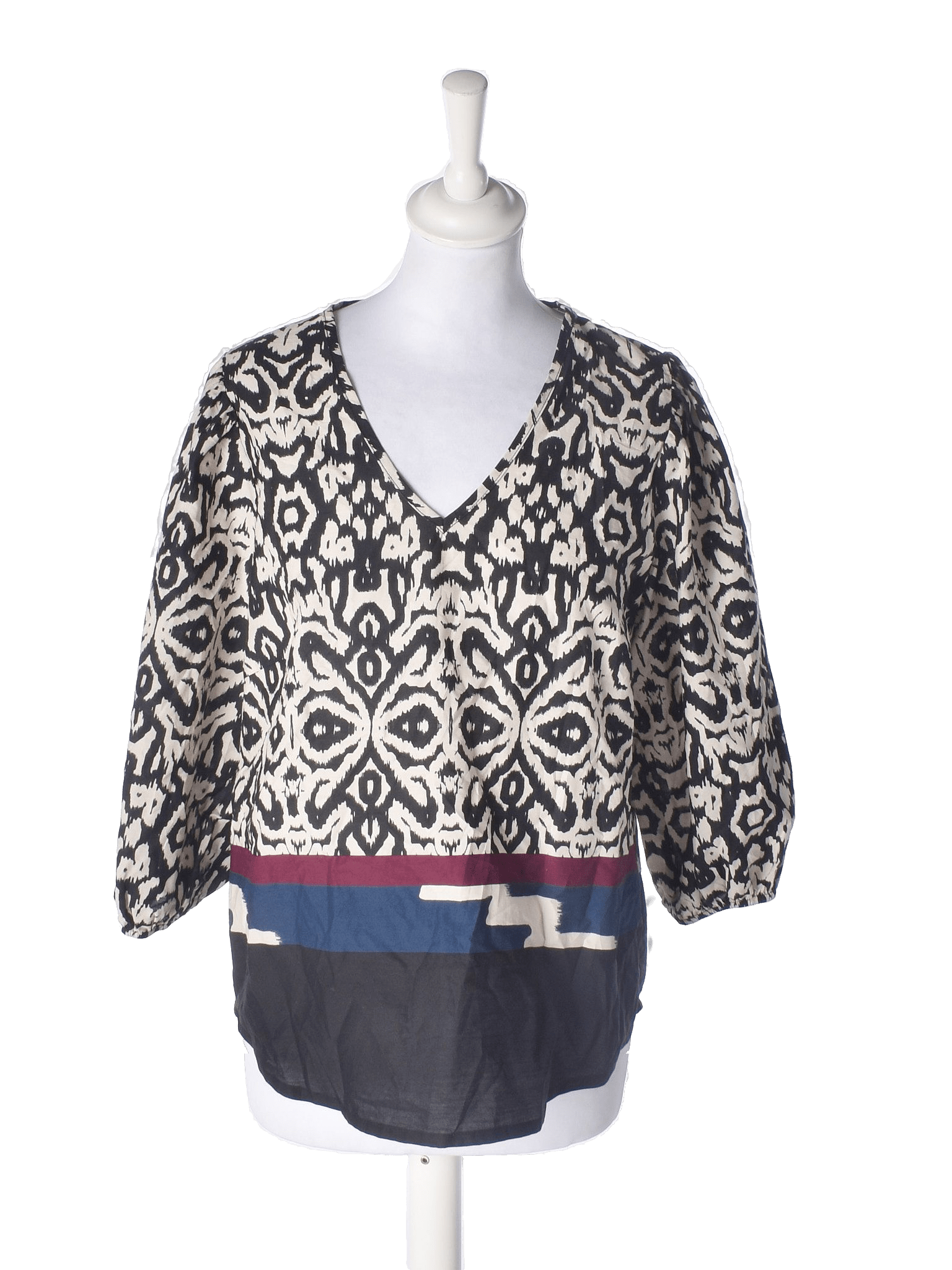 Ukendt Brand Bluse - M / Multifarvet / Kvinde - SassyLAB Secondhand