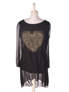 Ukendt Brand Bluse - M / Sort / Kvinde - SassyLAB Secondhand