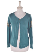 Ukendt Brand Cardigan - S / Turkis / Kvinde - SassyLAB Secondhand