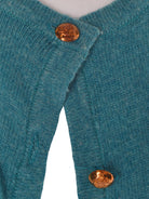 Ukendt Brand Cardigan - S / Turkis / Kvinde - SassyLAB Secondhand