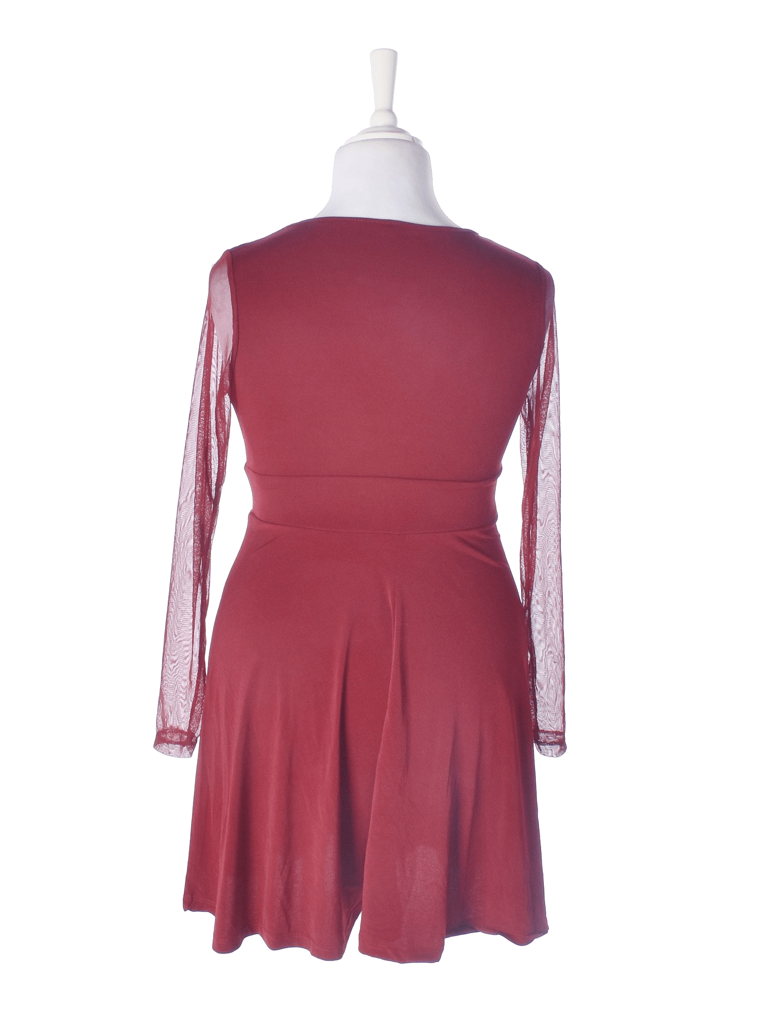 Ukendt Brand Kjole - L / Bordeaux / Kvinde - SassyLAB Secondhand