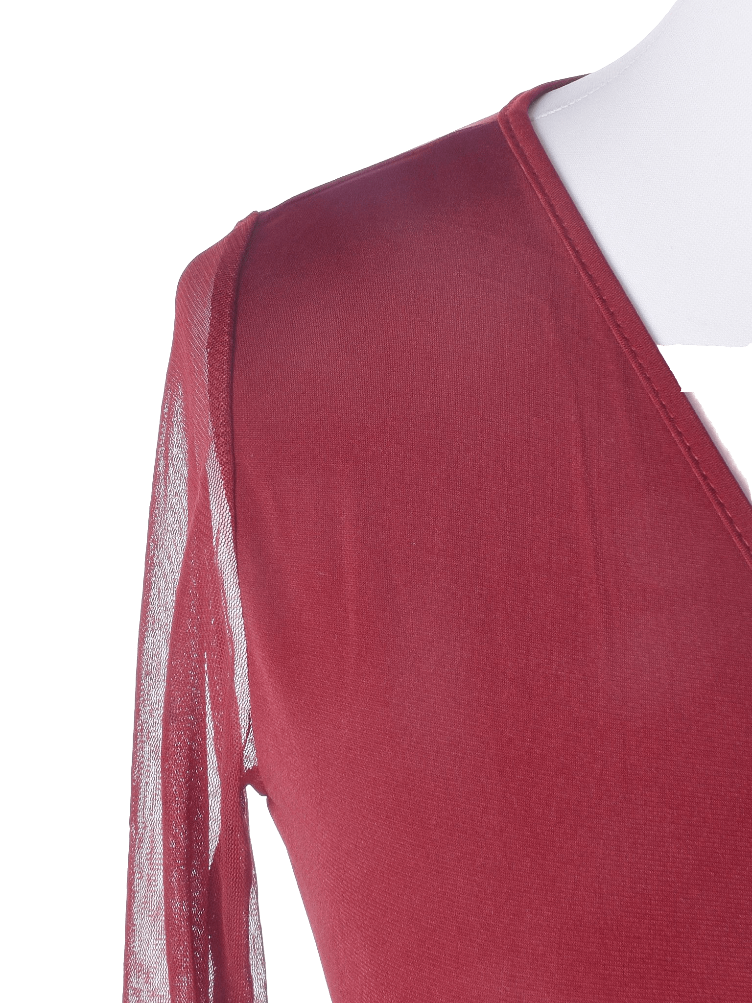 Ukendt Brand Kjole - L / Bordeaux / Kvinde - SassyLAB Secondhand