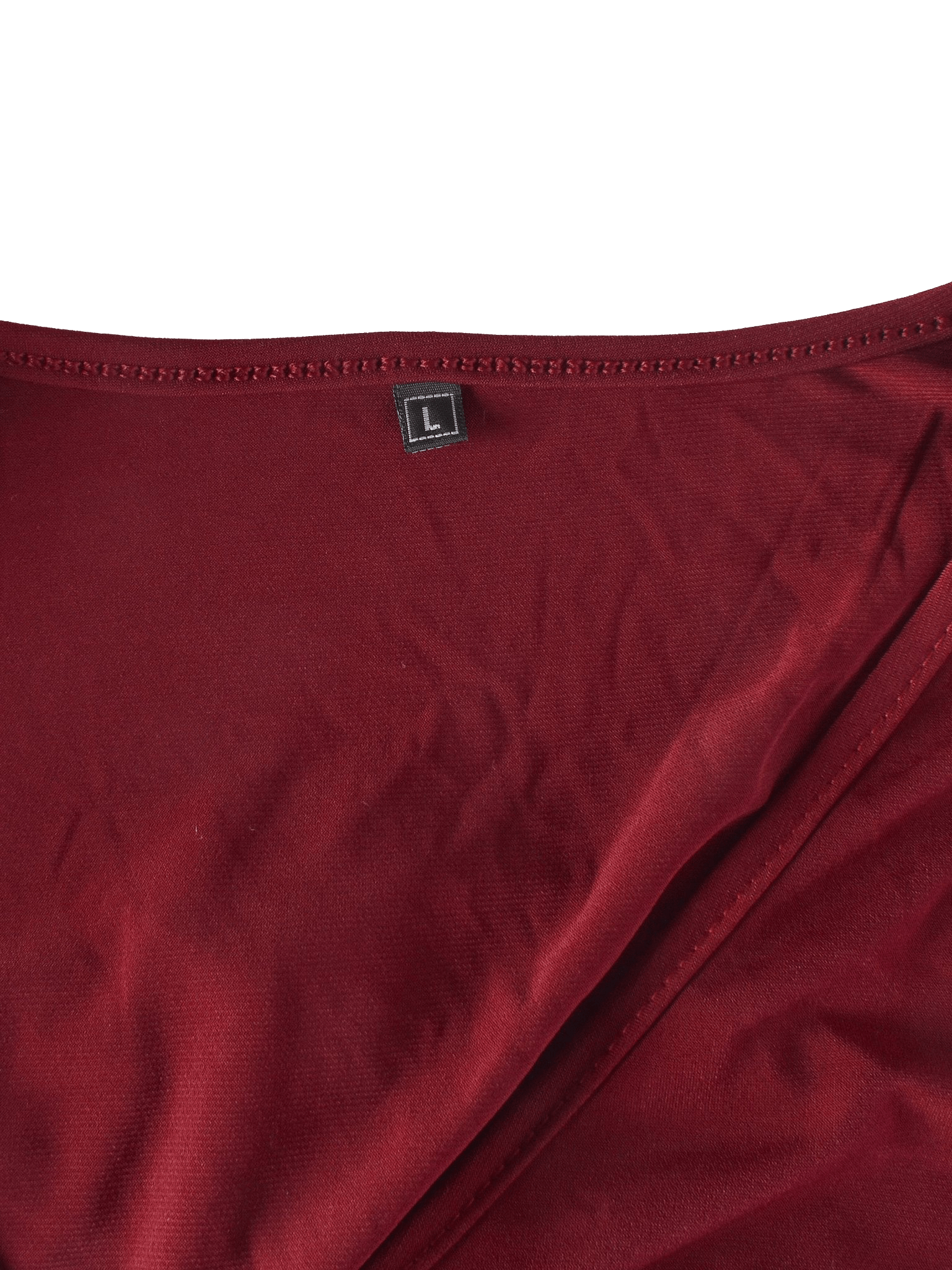 Ukendt Brand Kjole - L / Bordeaux / Kvinde - SassyLAB Secondhand