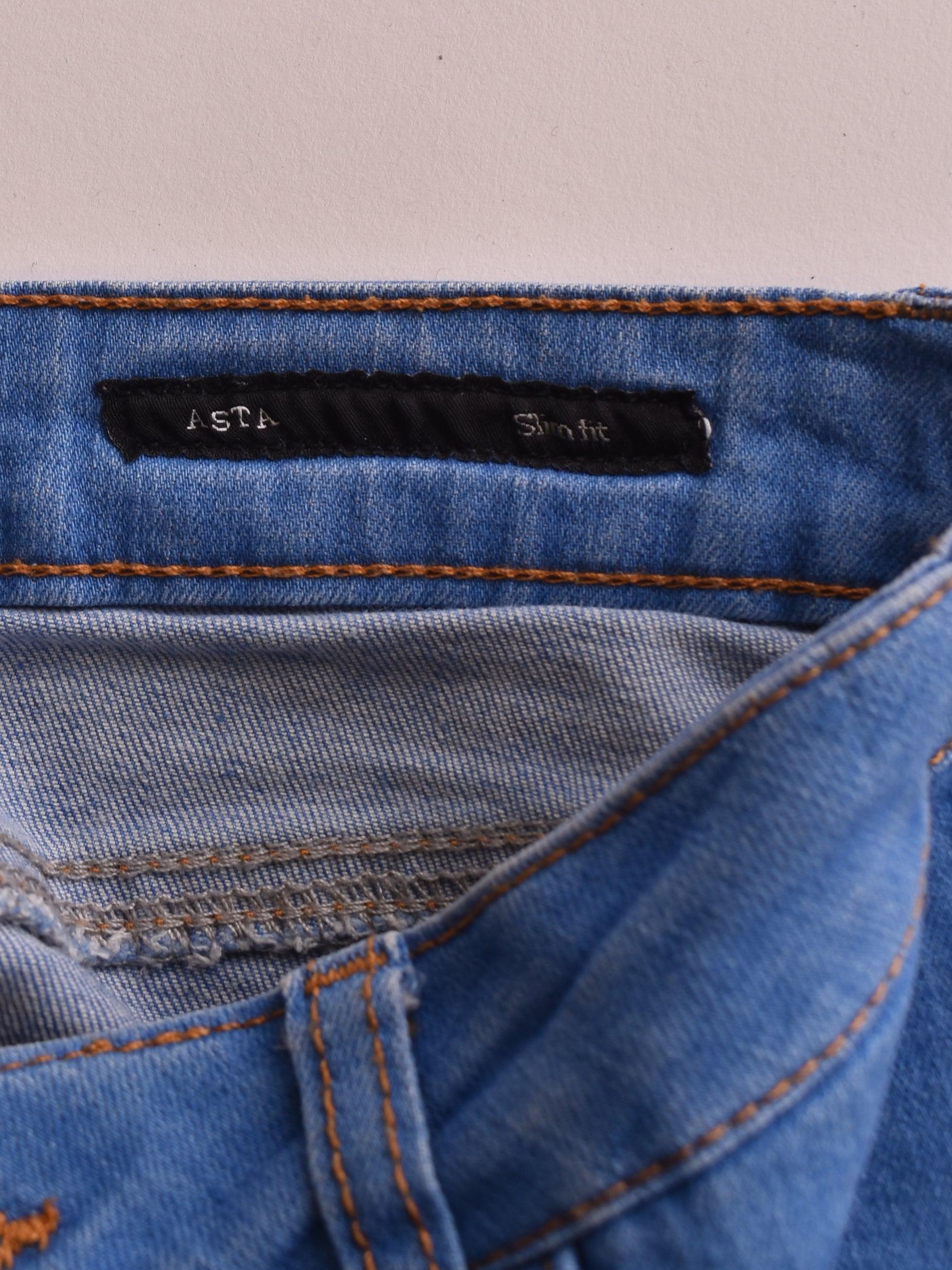 Ukendt Brand Nederdel - S / Blå / Kvinde - SassyLAB Secondhand
