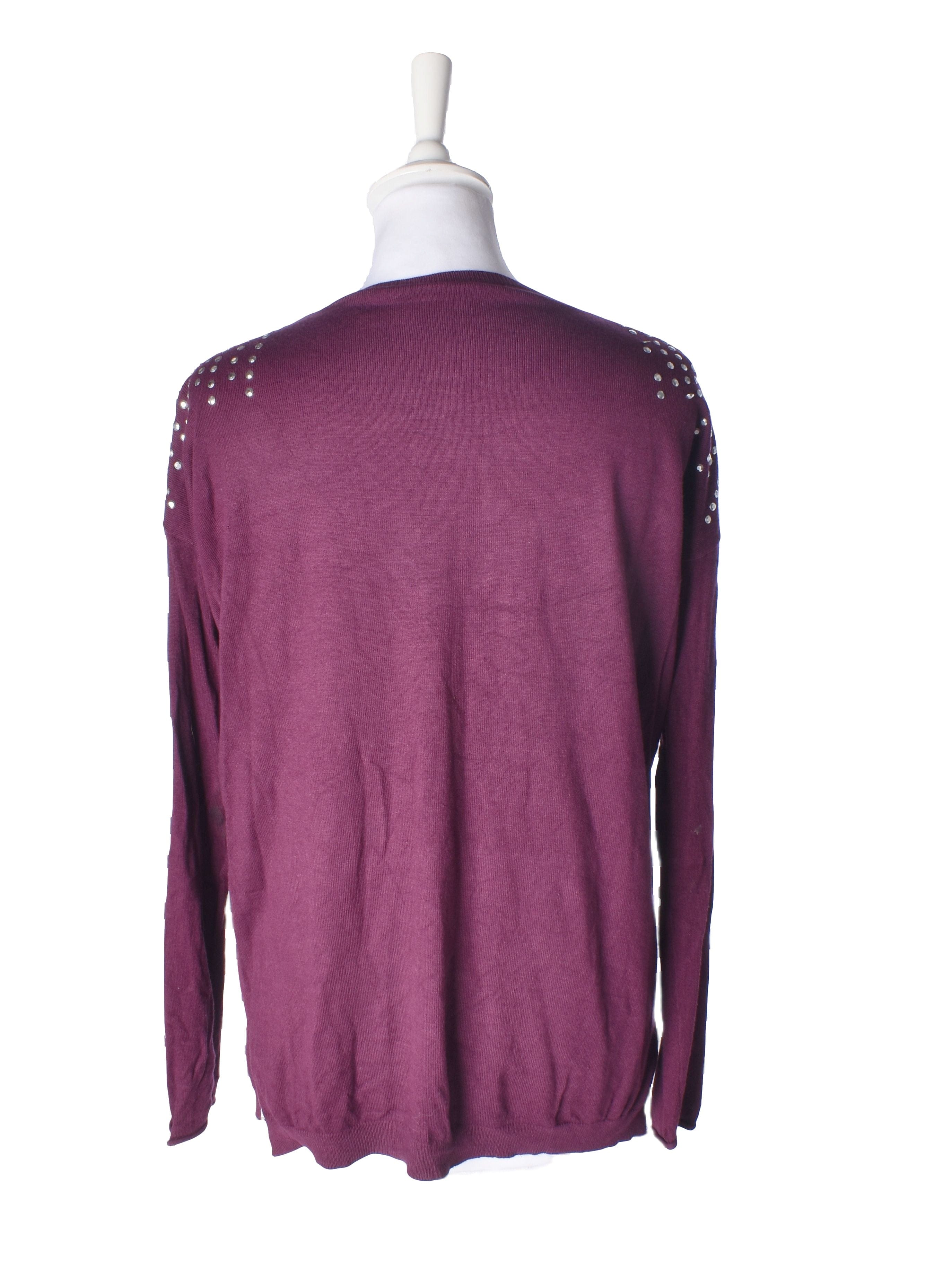 Ukendt Brand Strik - M / Lilla / Kvinde - SassyLAB Secondhand