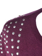Ukendt Brand Strik - M / Lilla / Kvinde - SassyLAB Secondhand