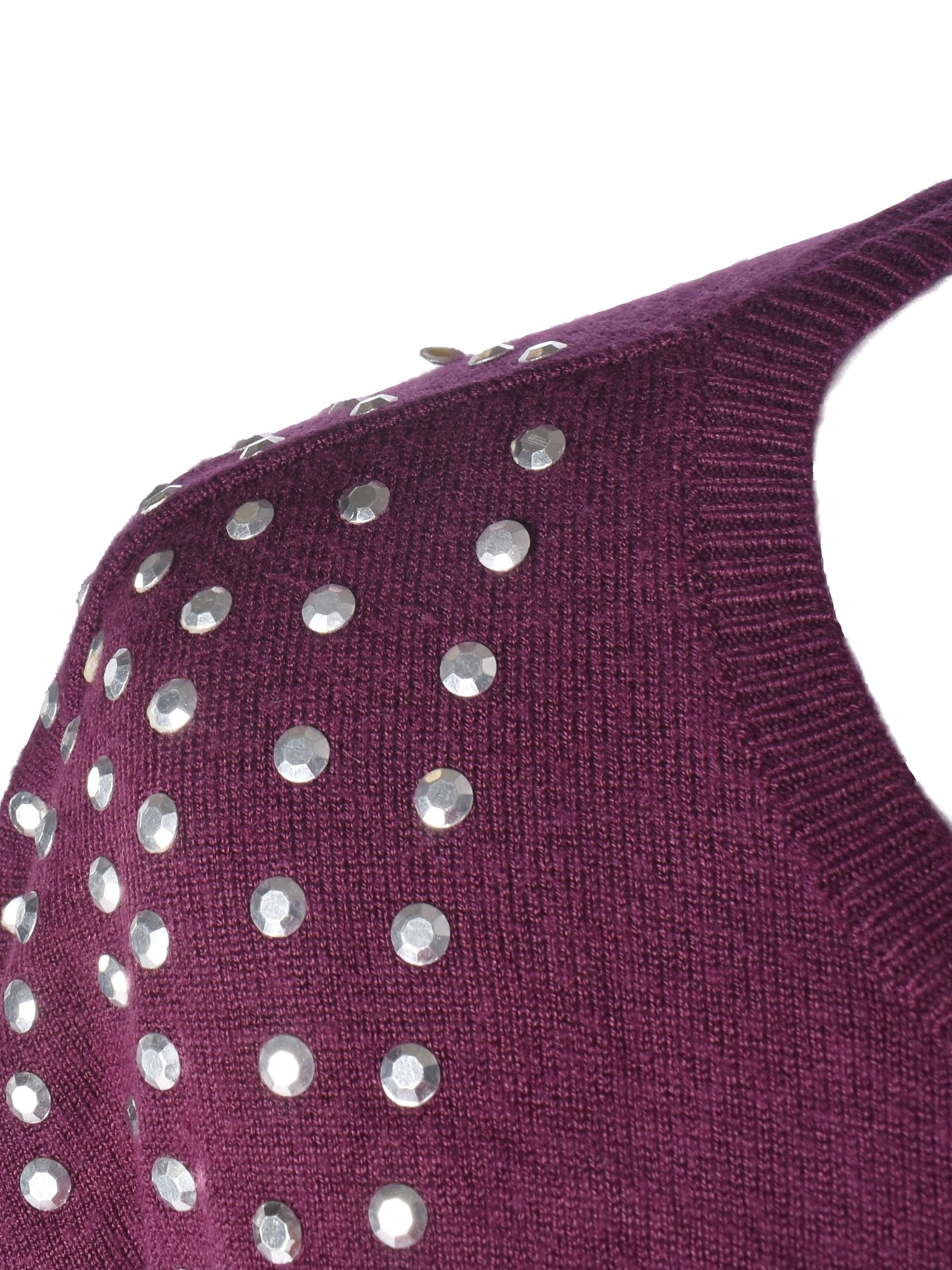 Ukendt Brand Strik - M / Lilla / Kvinde - SassyLAB Secondhand