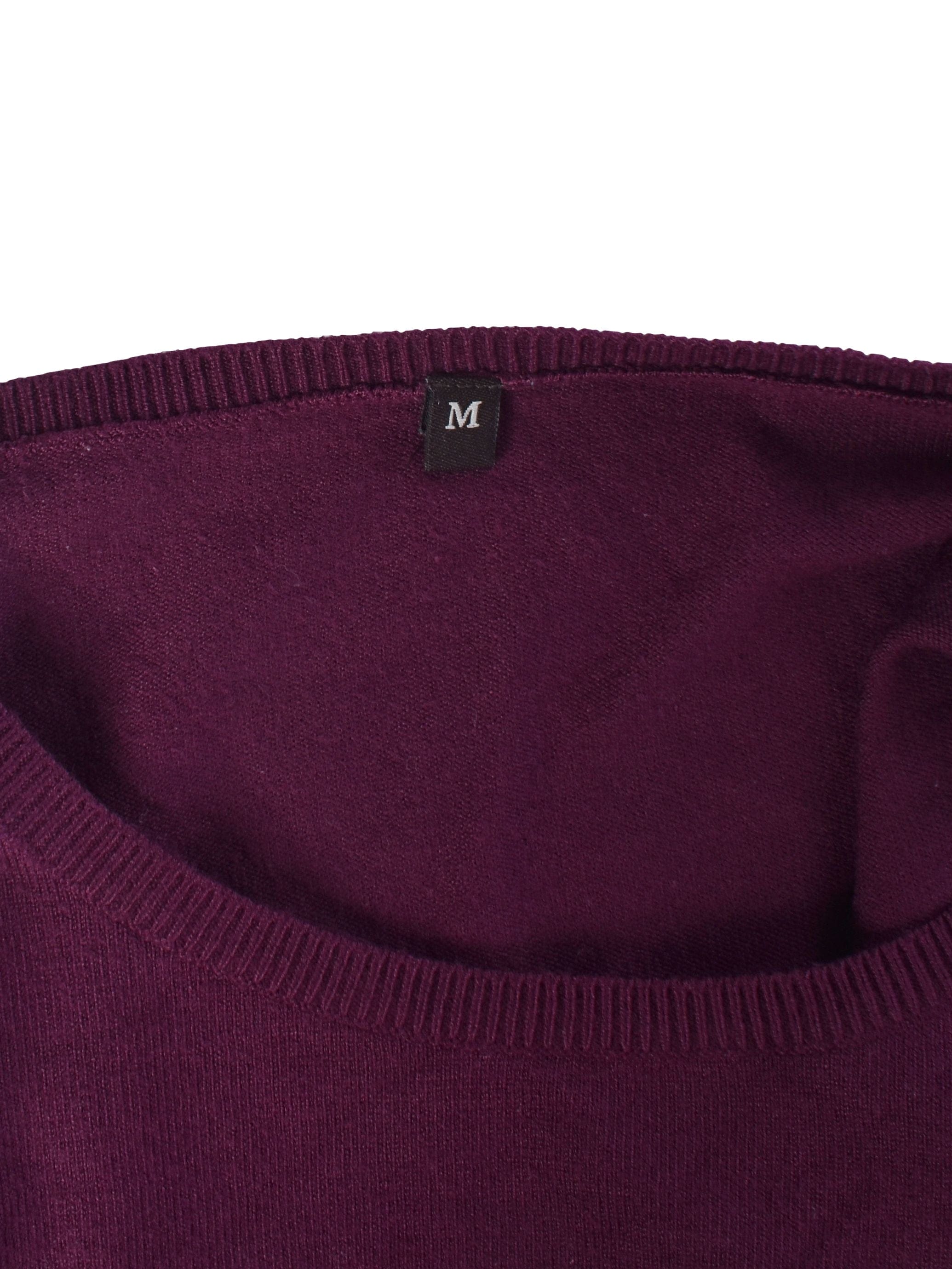Ukendt Brand Strik - M / Lilla / Kvinde - SassyLAB Secondhand