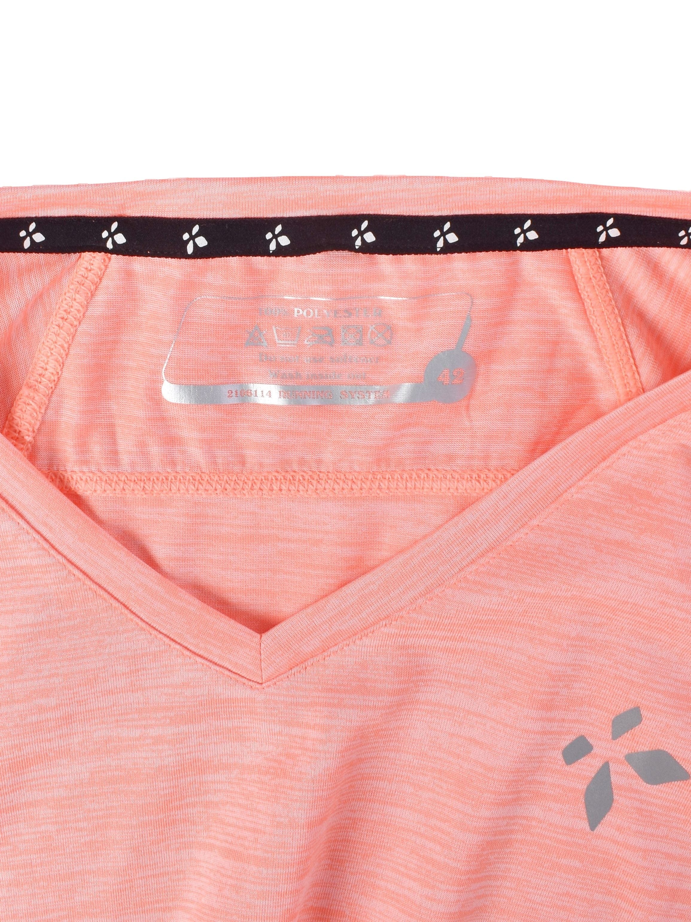 Ukendt Brand T-Shirt - 42 / Orange / Kvinde - SassyLAB Secondhand