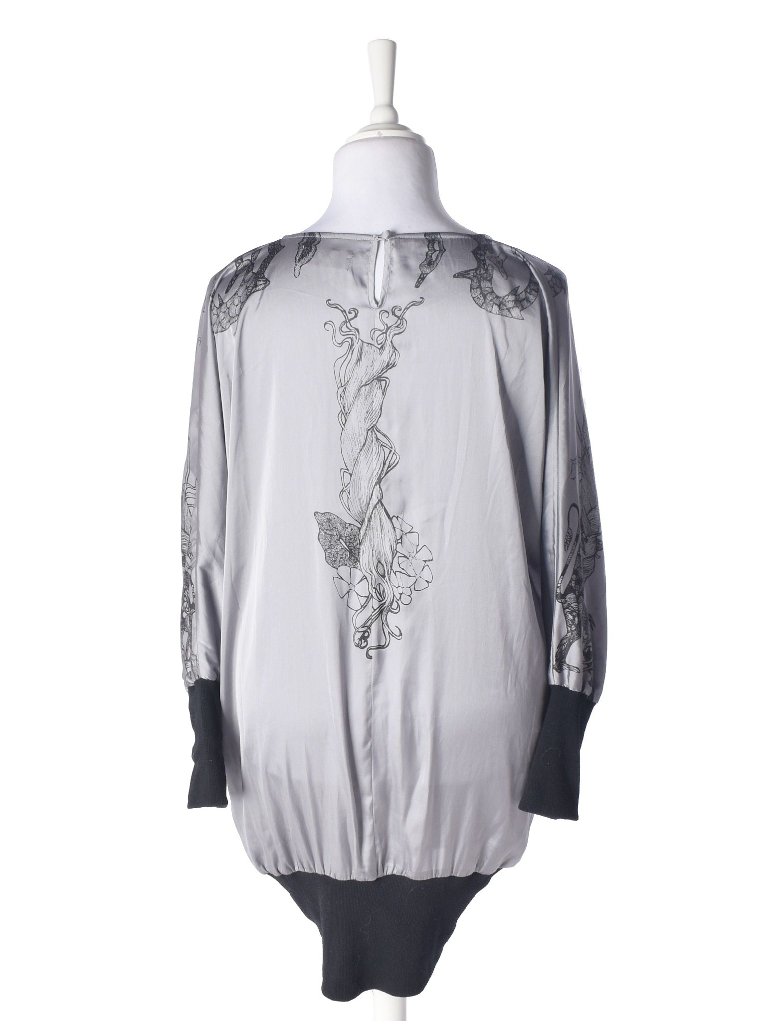 Uldahl Tunika - 40 / Grå / Kvinde - SassyLAB Secondhand