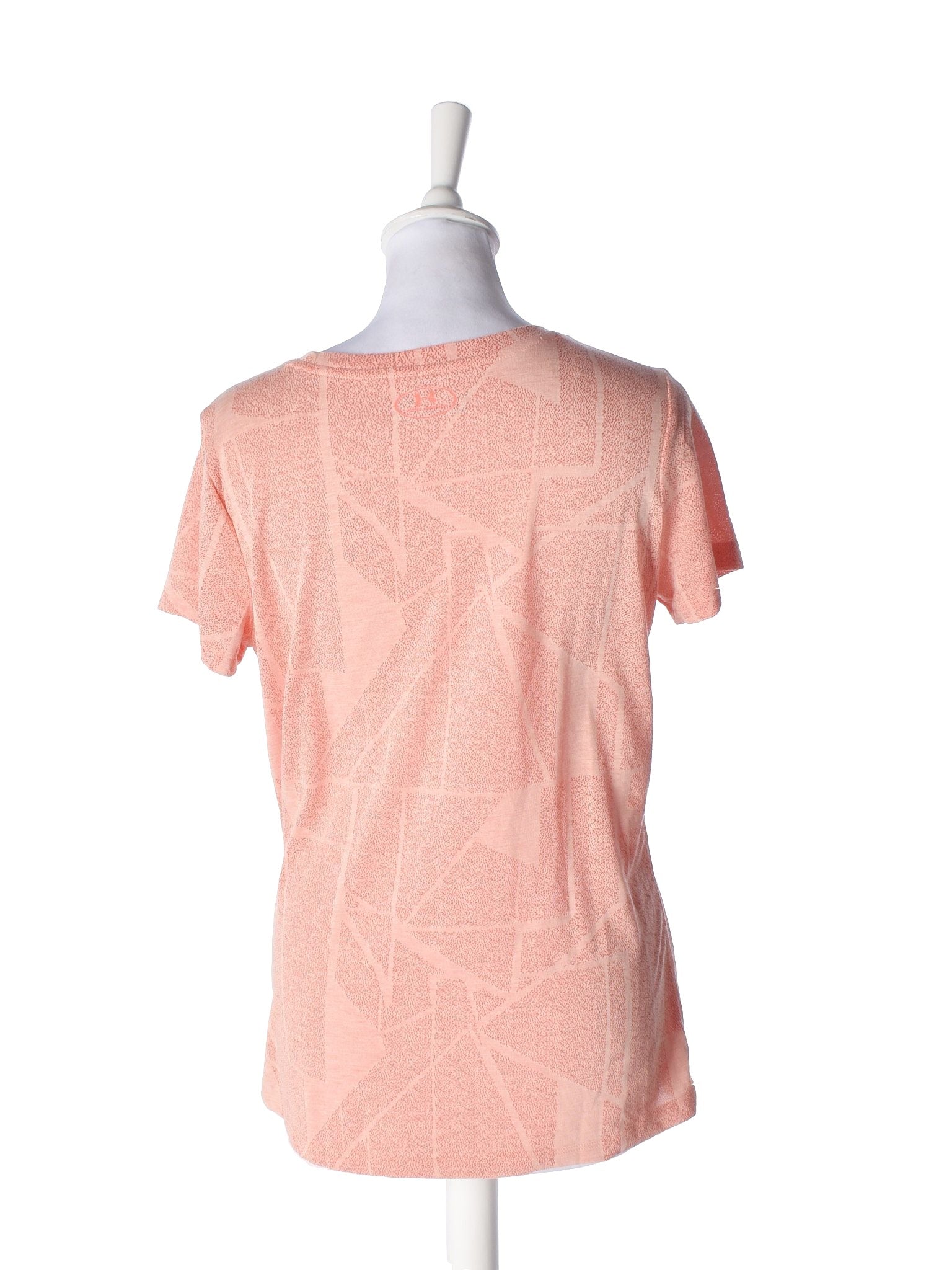 Under Armour Trænings T-Shirt - M / Orange / Kvinde - SassyLAB Secondhand