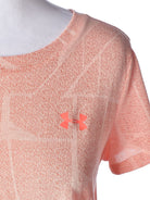 Under Armour Trænings T-Shirt - M / Orange / Kvinde - SassyLAB Secondhand