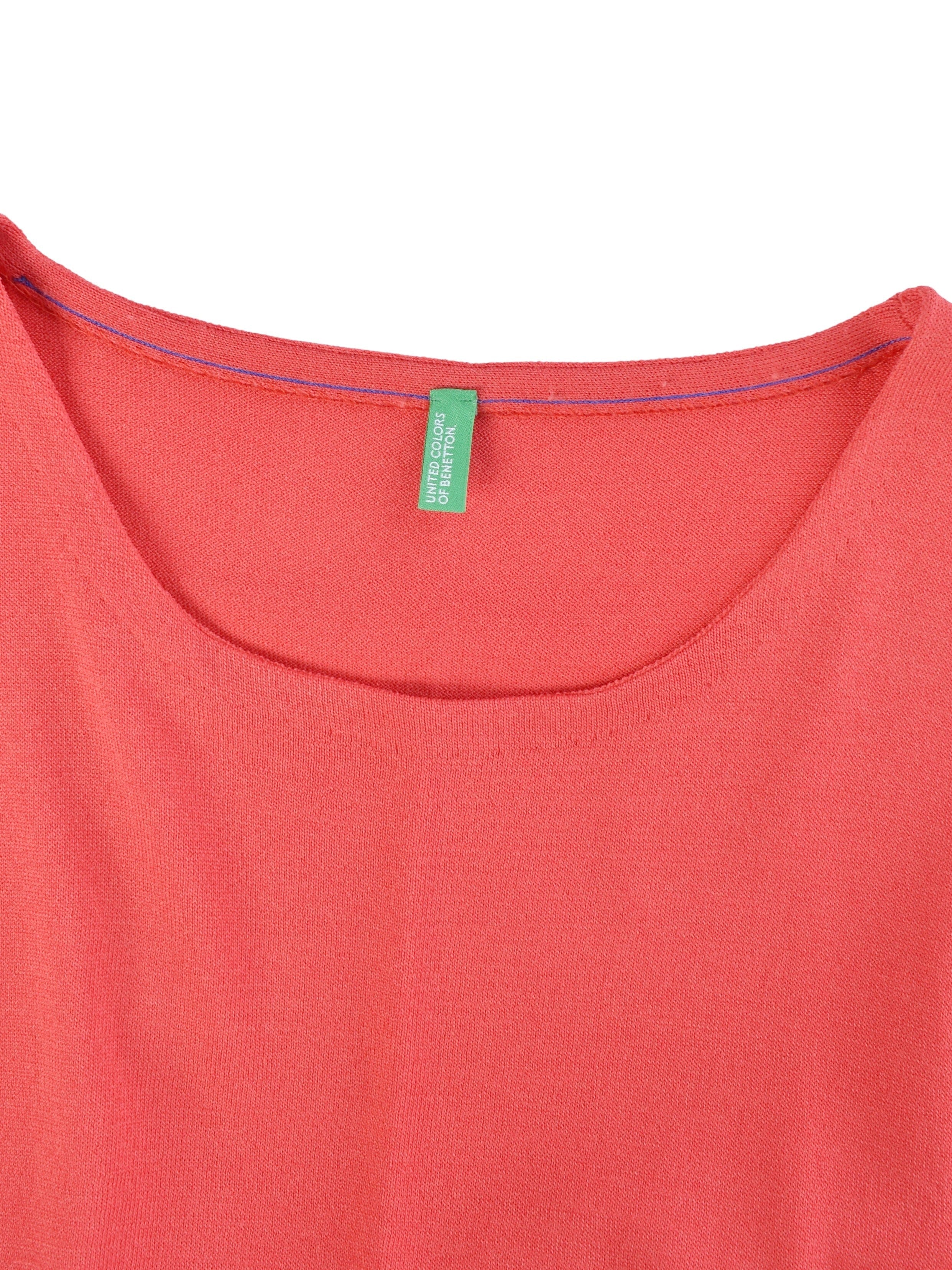 United Colors Of Beneton Kjole - L / Rød / Kvinde - SassyLAB Secondhand