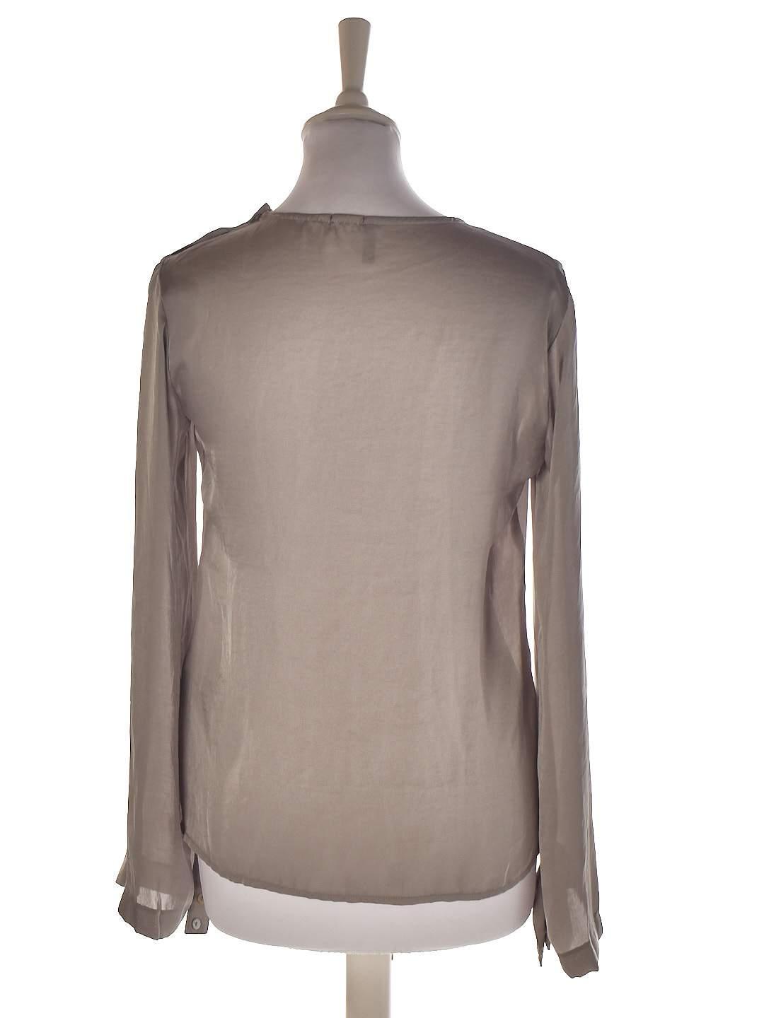 United Colors of Benetton Bluse - XS / Grå / Kvinde - SassyLAB Secondhand