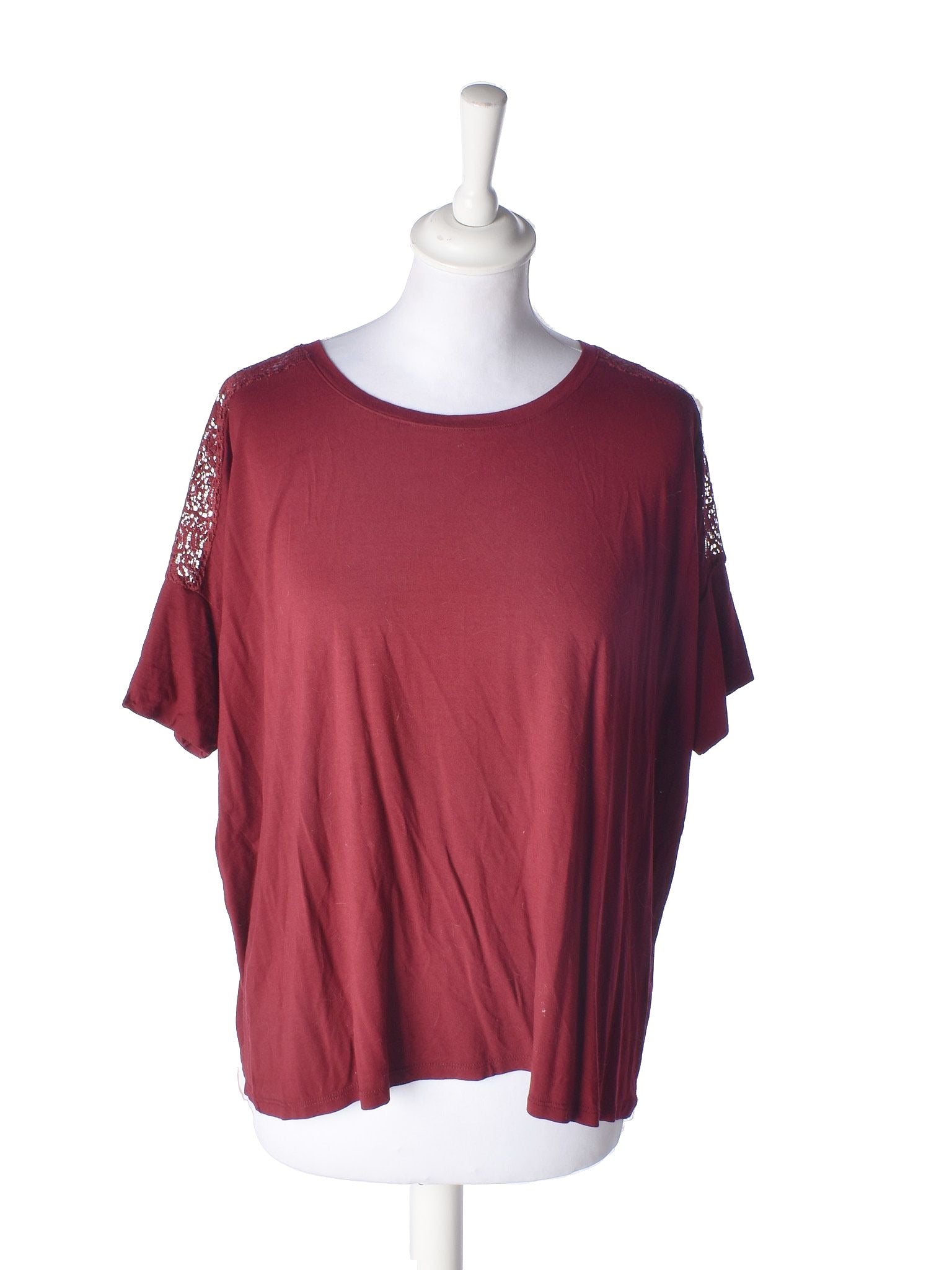 Units Collection Bluse - M / Bordeaux / Kvinde - SassyLAB Secondhand