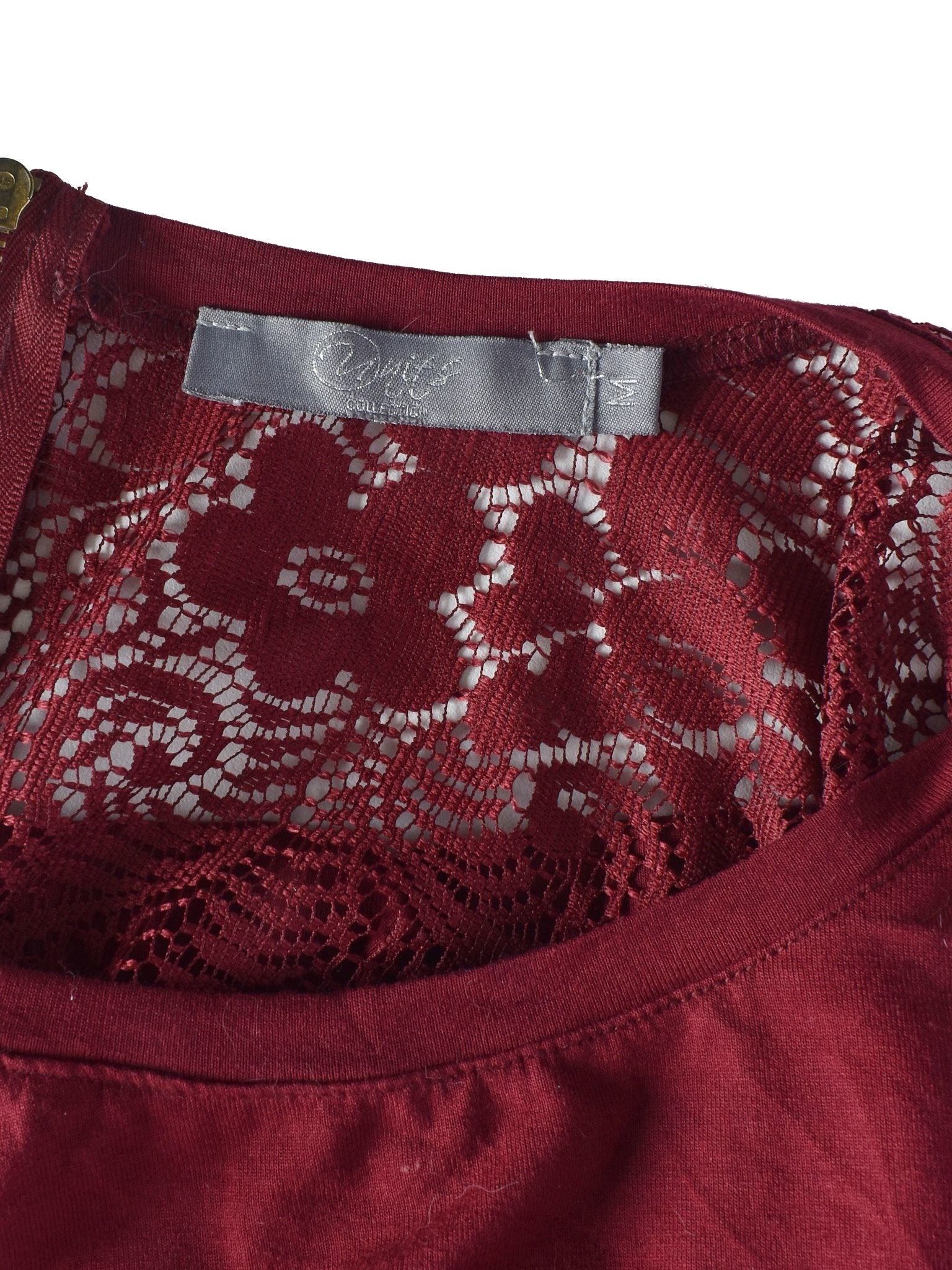Units Collection Bluse - M / Bordeaux / Kvinde - SassyLAB Secondhand