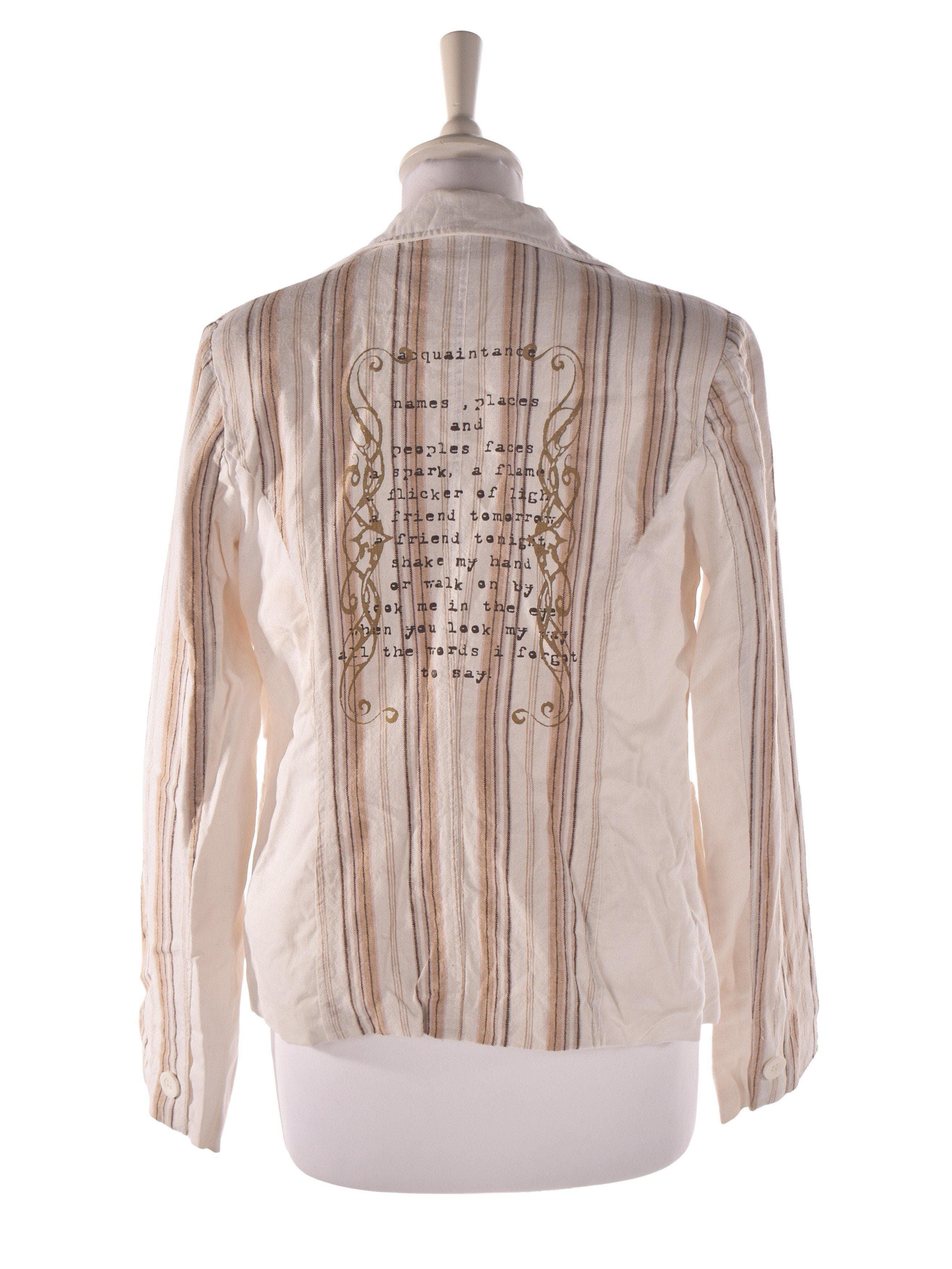 Vero Moda Blazer - 36 / Beige / Kvinde - SassyLAB Secondhand