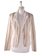 Vero Moda Blazer - 36 / Beige / Kvinde - SassyLAB Secondhand