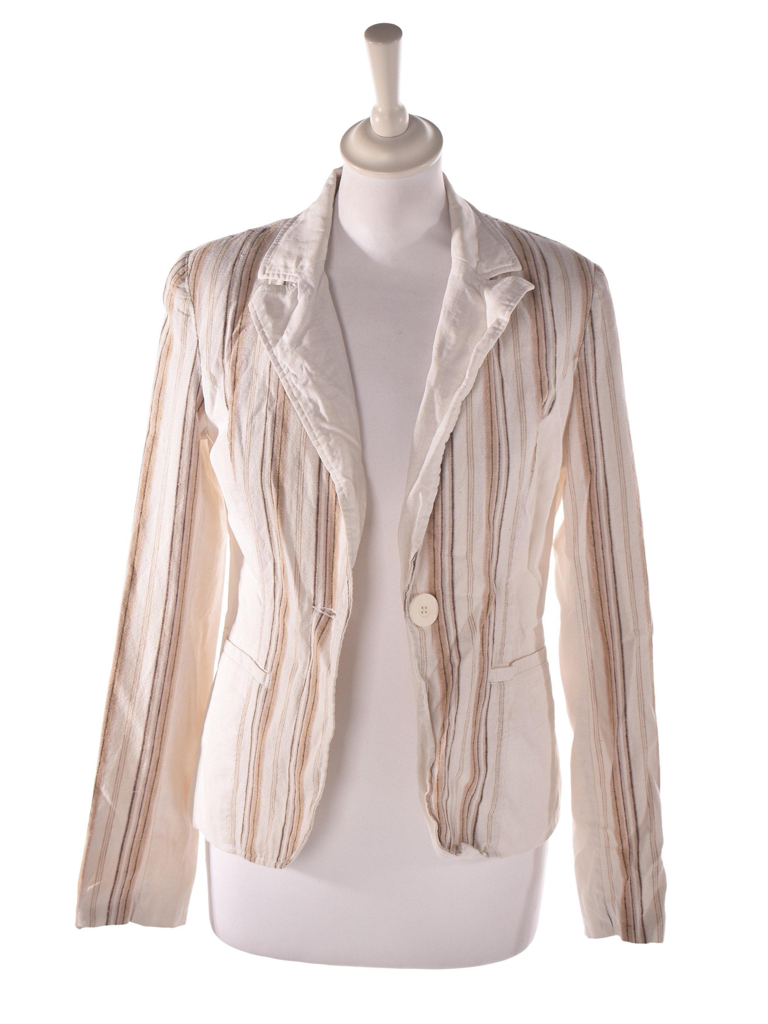 Vero Moda Blazer - 36 / Beige / Kvinde - SassyLAB Secondhand