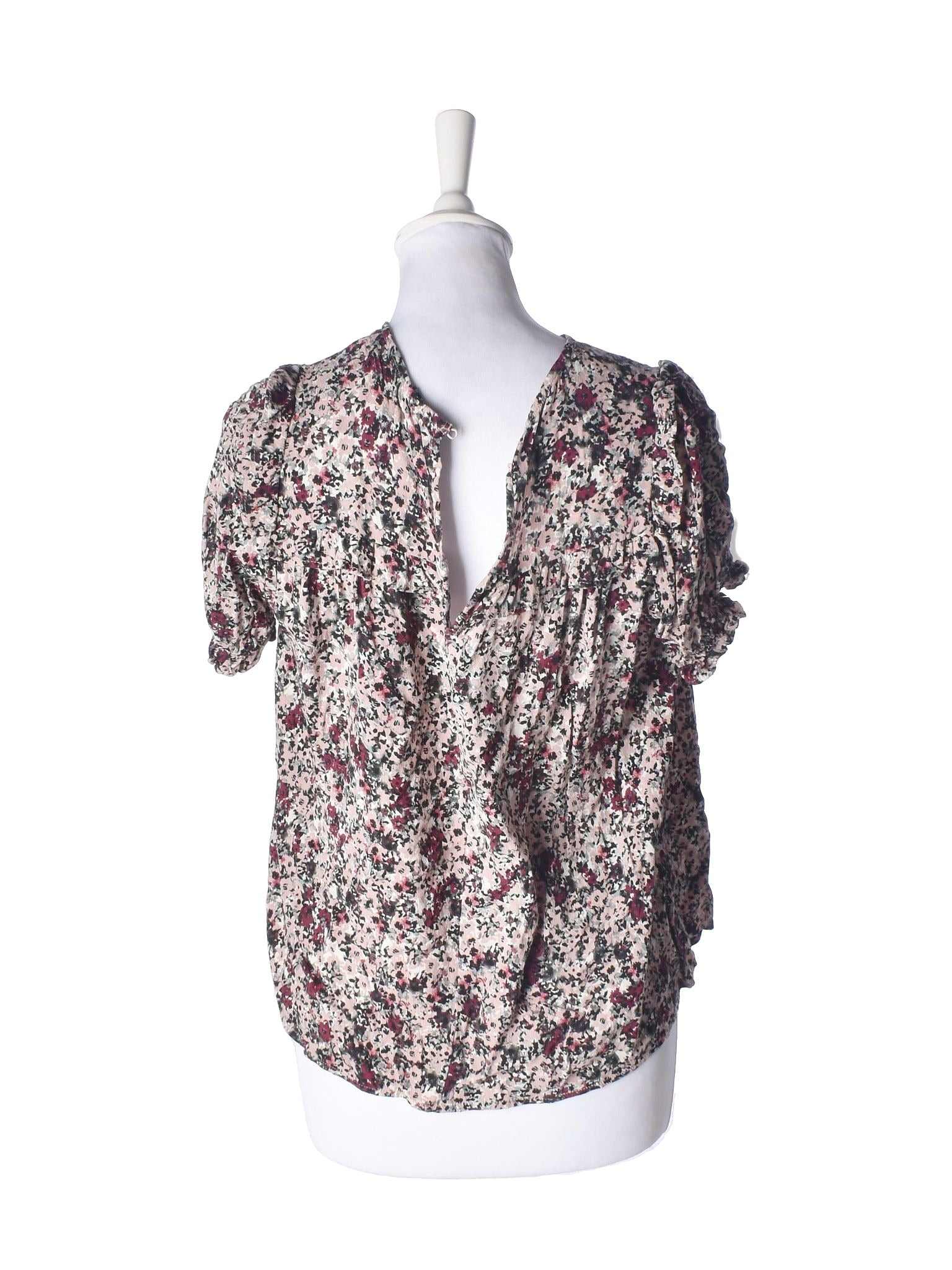 Vero Moda Bluse - M / Blomstret / Kvinde - SassyLAB Secondhand