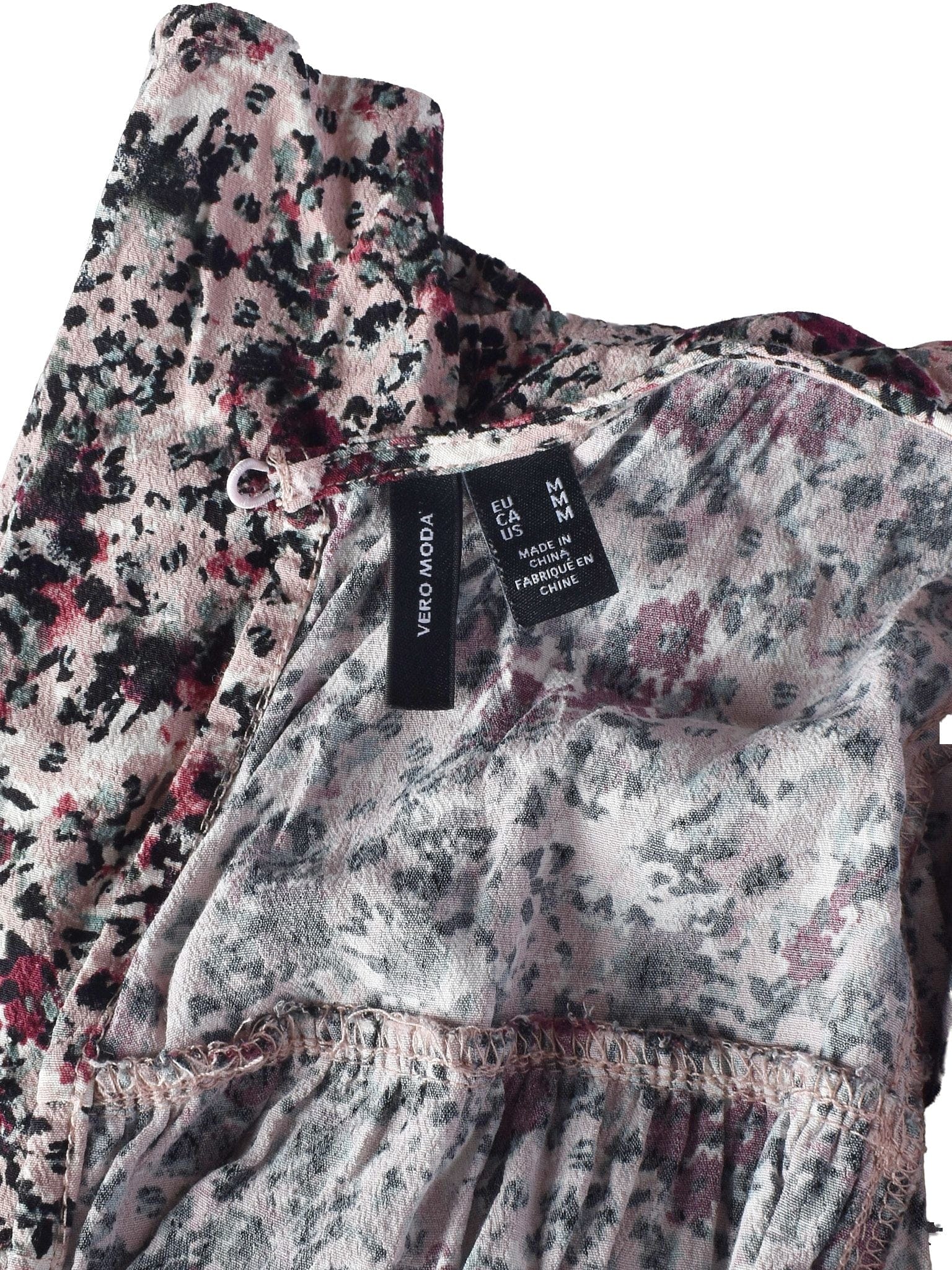 Vero Moda Bluse - M / Blomstret / Kvinde - SassyLAB Secondhand