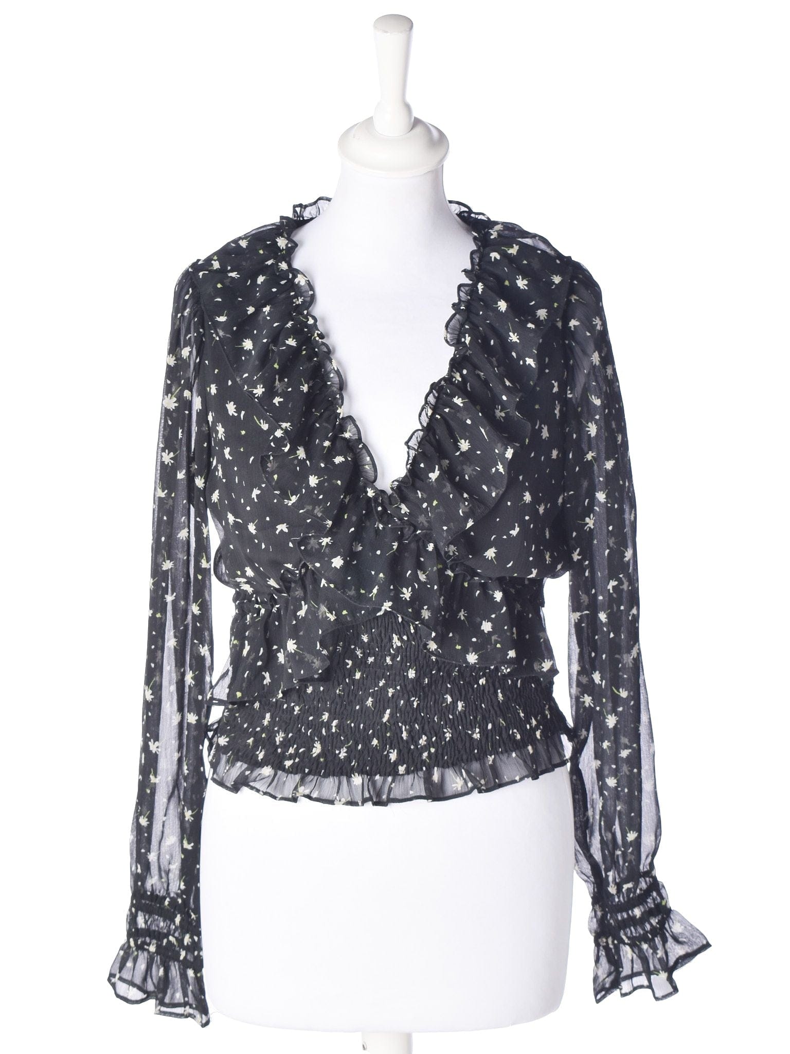 Vero Moda Bluse - S / Sort / Kvinde - SassyLAB Secondhand