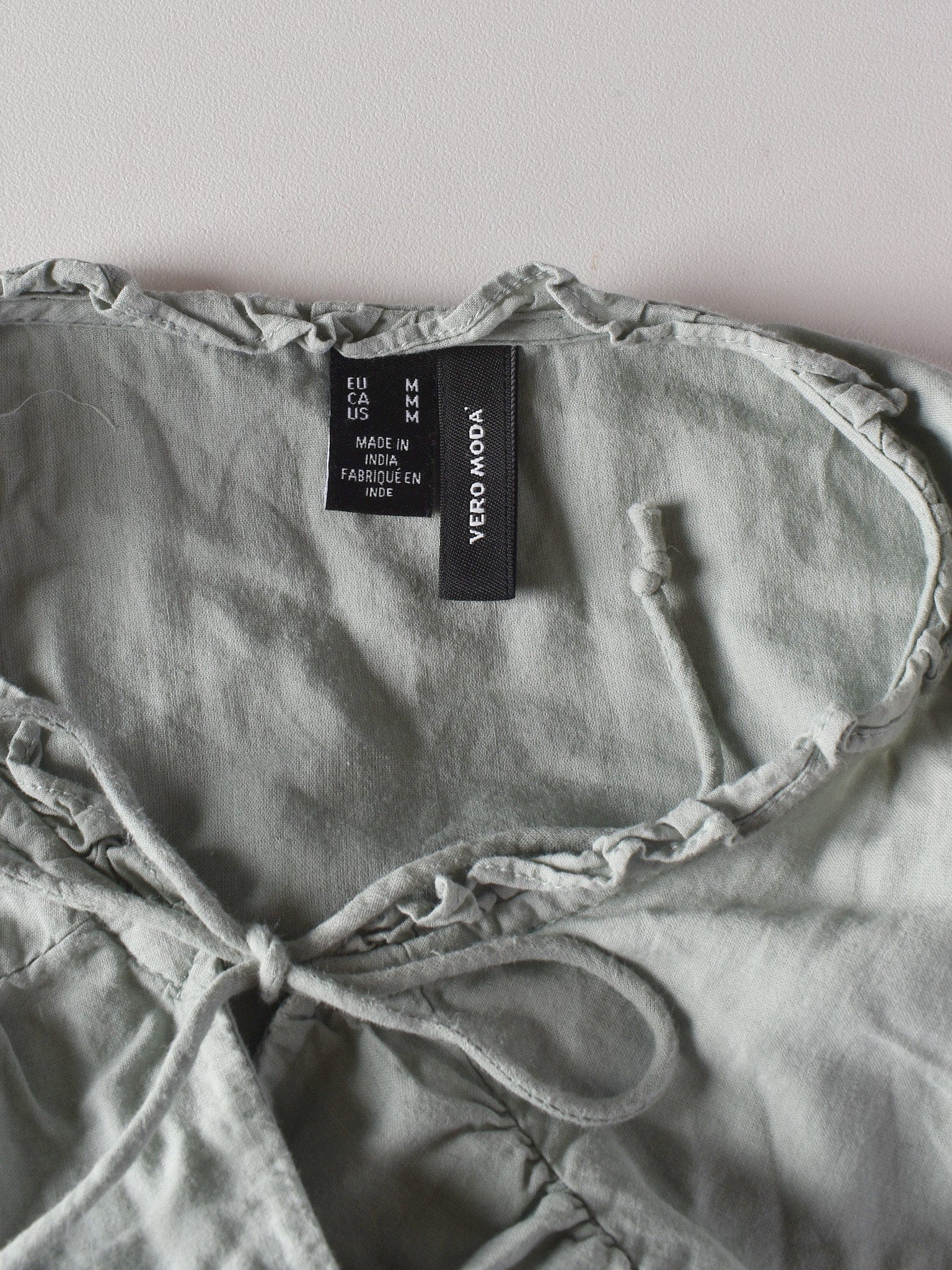 VERO MODA Kjole - M / Grøn / Kvinde - SassyLAB Secondhand