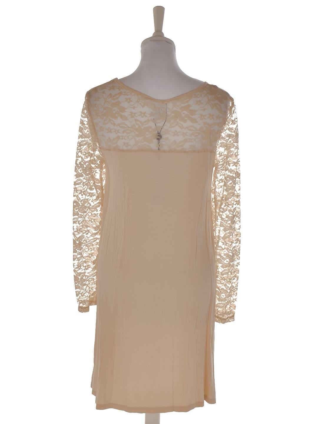 Vero Moda Kjole - S / Beige / Kvinde - SassyLAB Secondhand