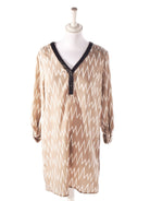 Vero Moda Skjorte - M / Beige / Kvinde - SassyLAB Secondhand