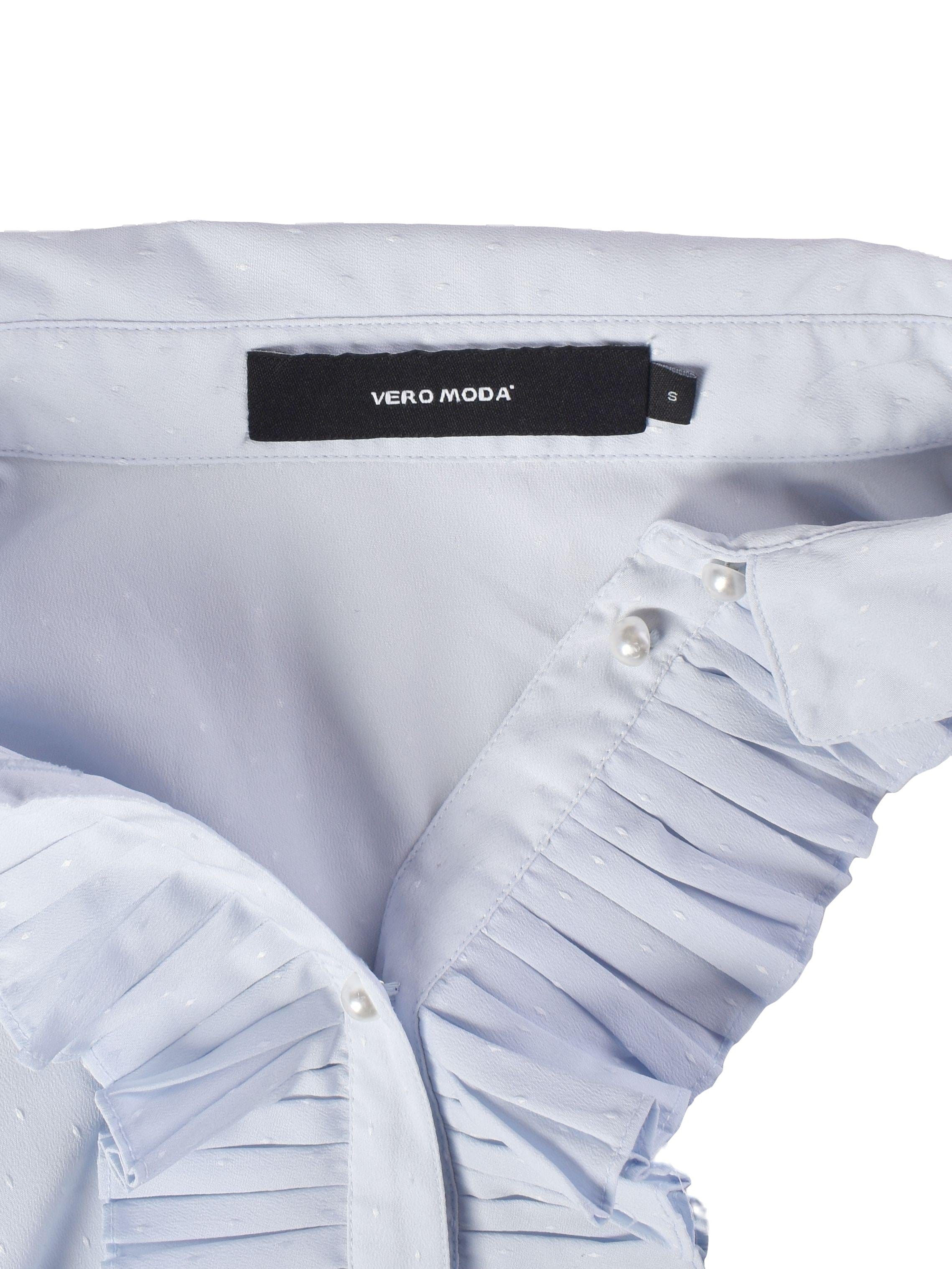 Vero Moda Skjorte - S / Blå / Kvinde - SassyLAB Secondhand