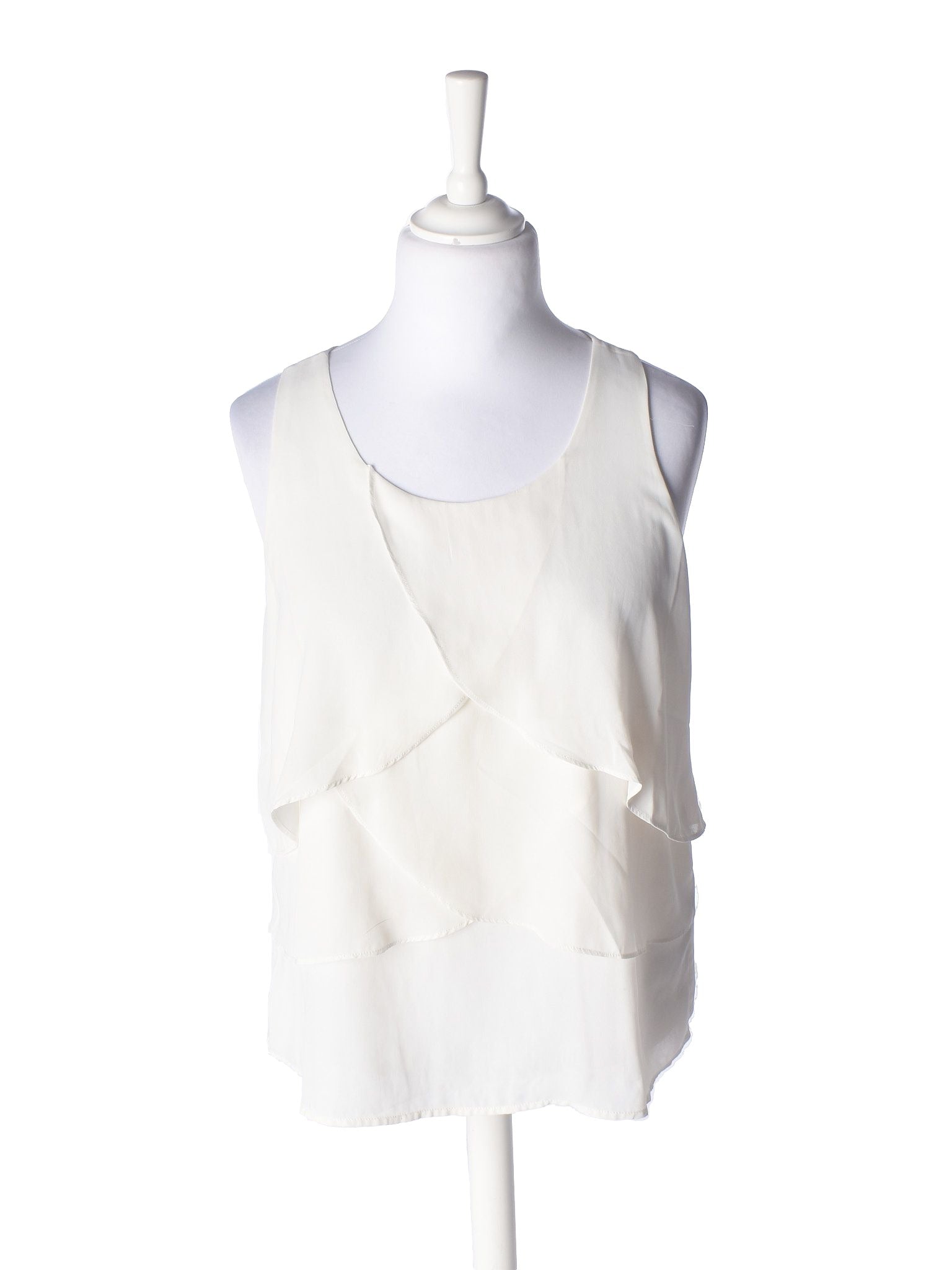 VERO MODA Top - L / Hvid / Kvinde - SassyLAB Secondhand