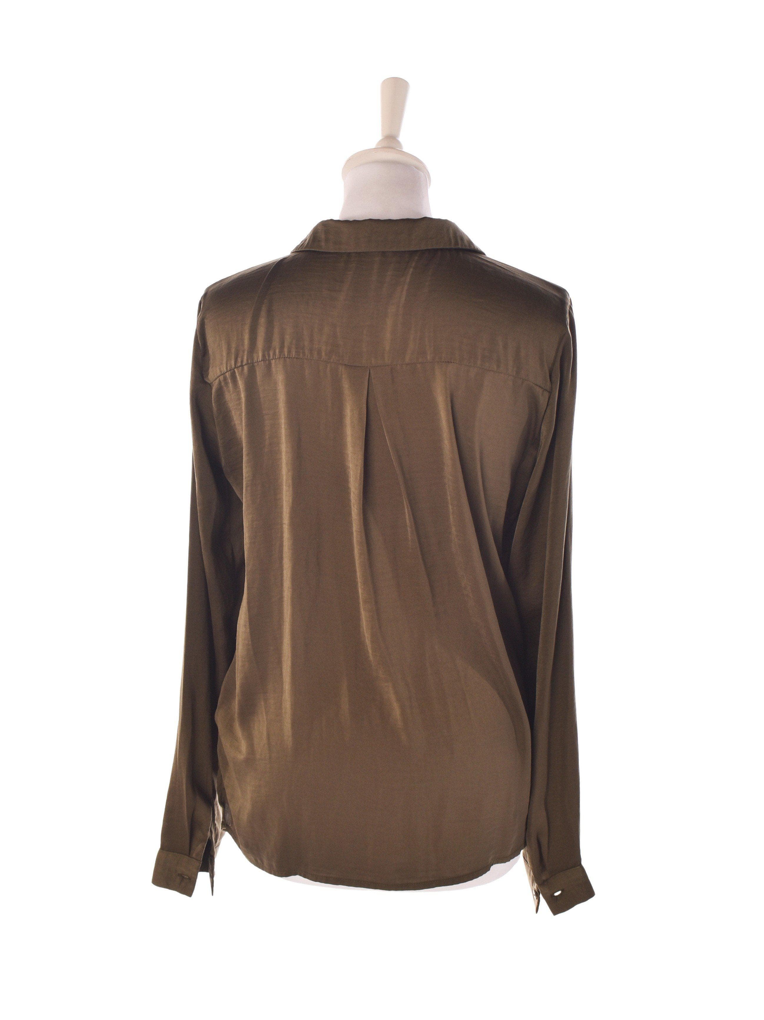 Vila Bluse - M / Grøn / Kvinde - SassyLAB Secondhand