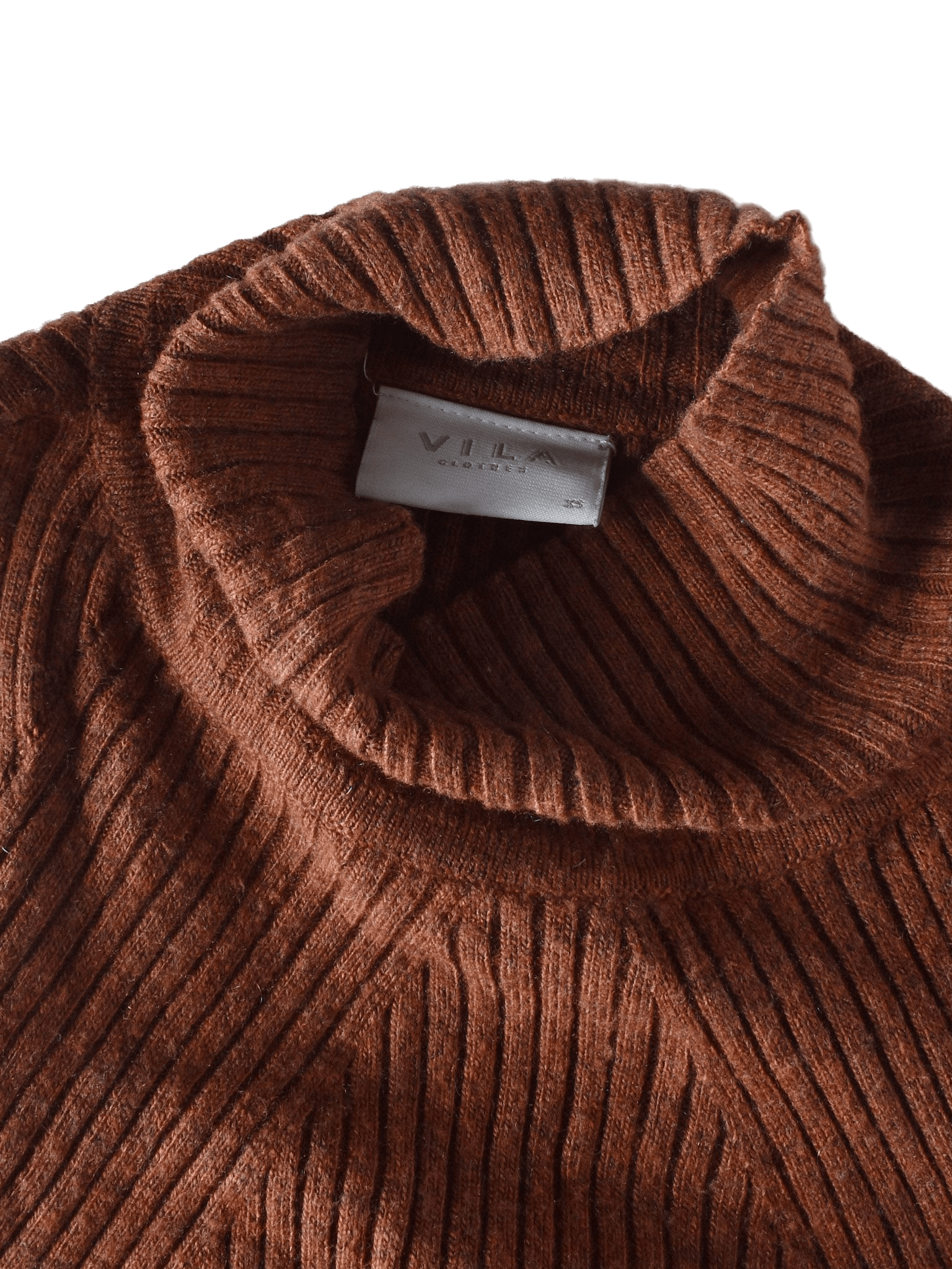 VILA Bluse - XS / Brun / Kvinde - SassyLAB Secondhand