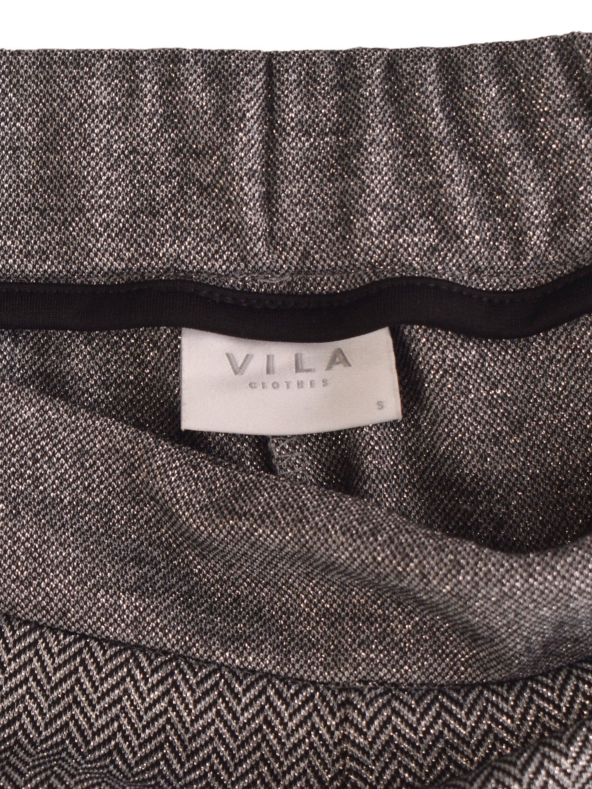 VILA Bukser - S / Grå / Kvinde - SassyLAB Secondhand