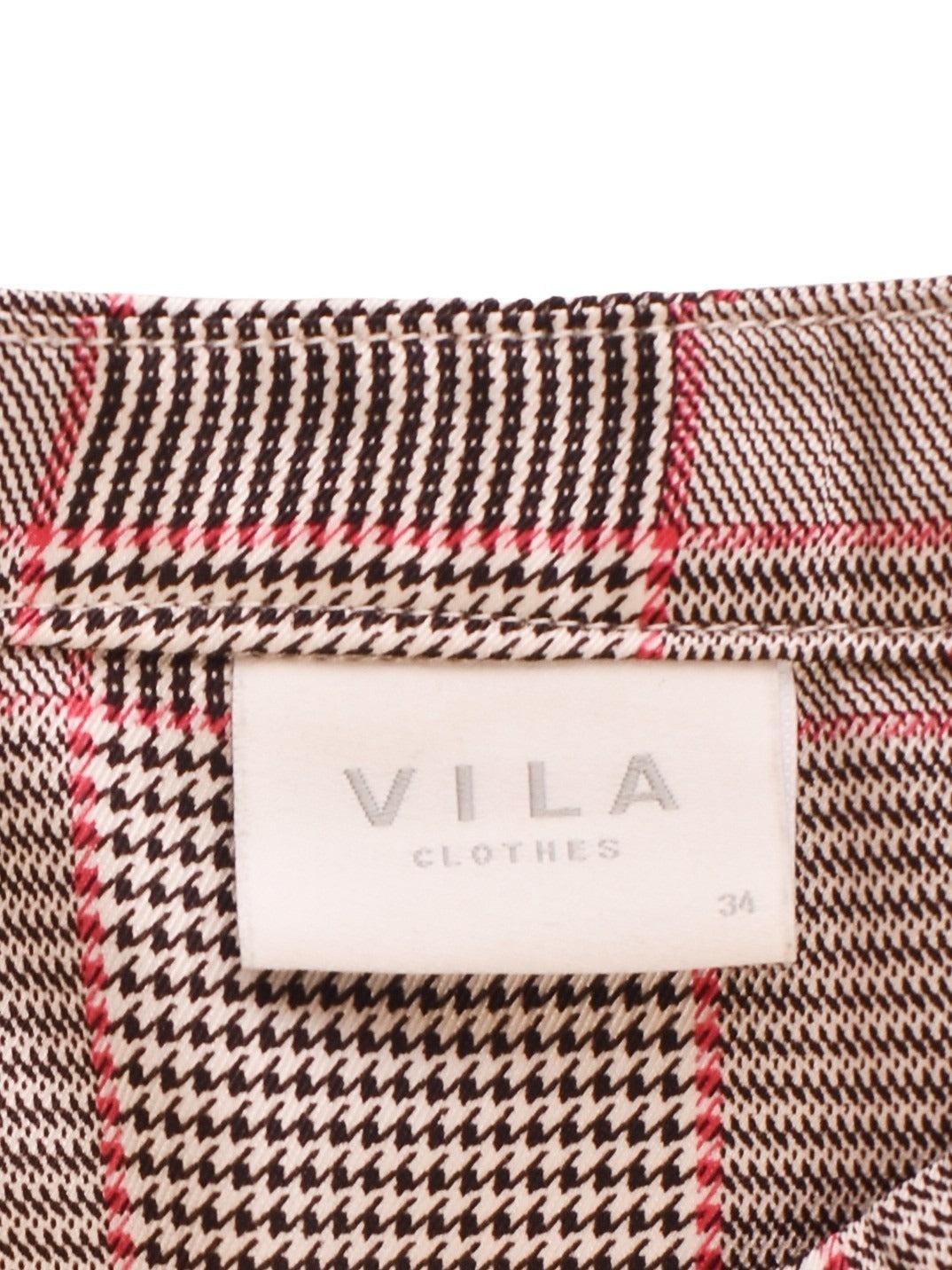 VILA Kjole - 34 / Grå / Kvinde - SassyLAB Secondhand