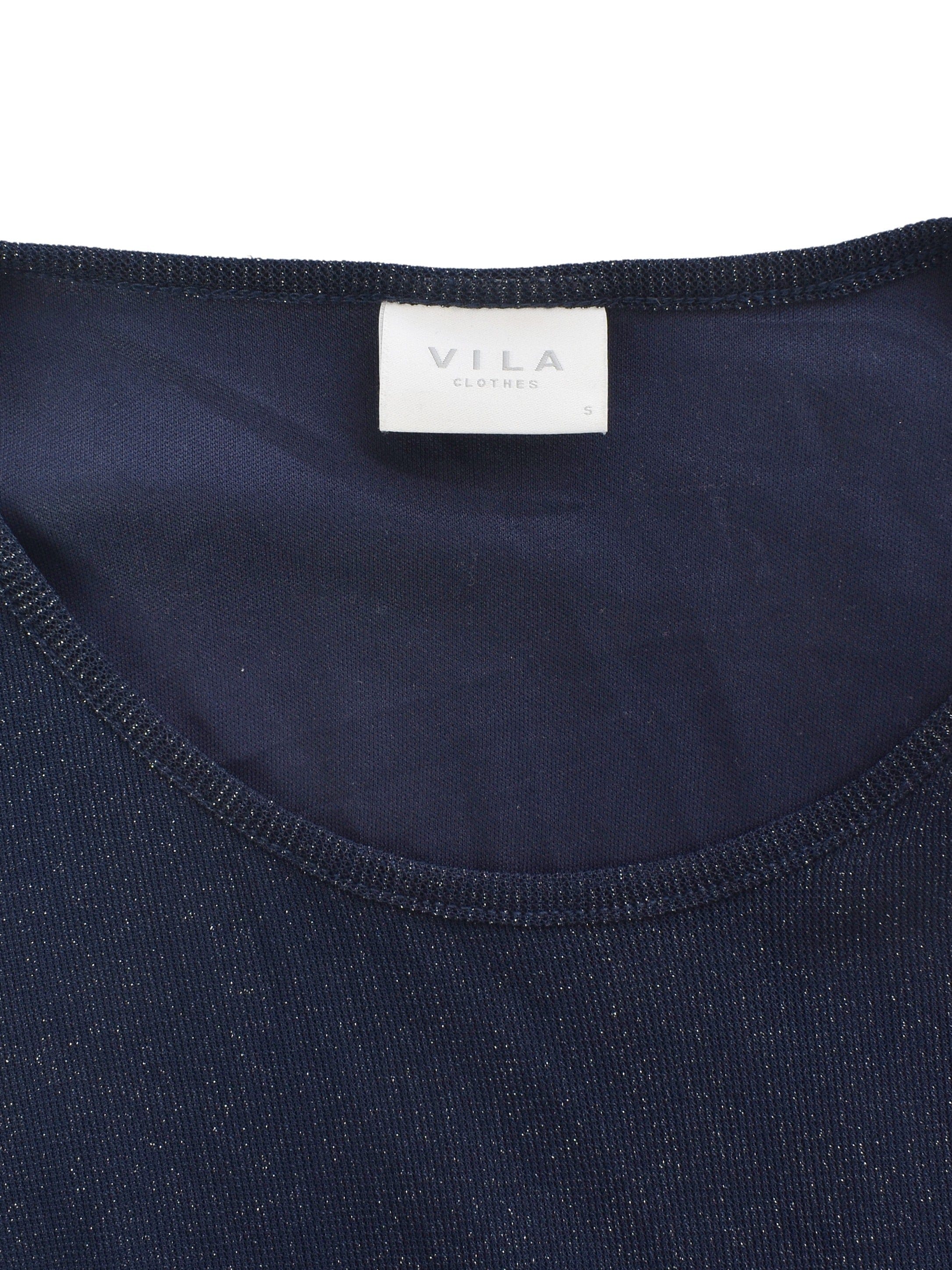 VILA Kjole - S / Blå / Kvinde - SassyLAB Secondhand