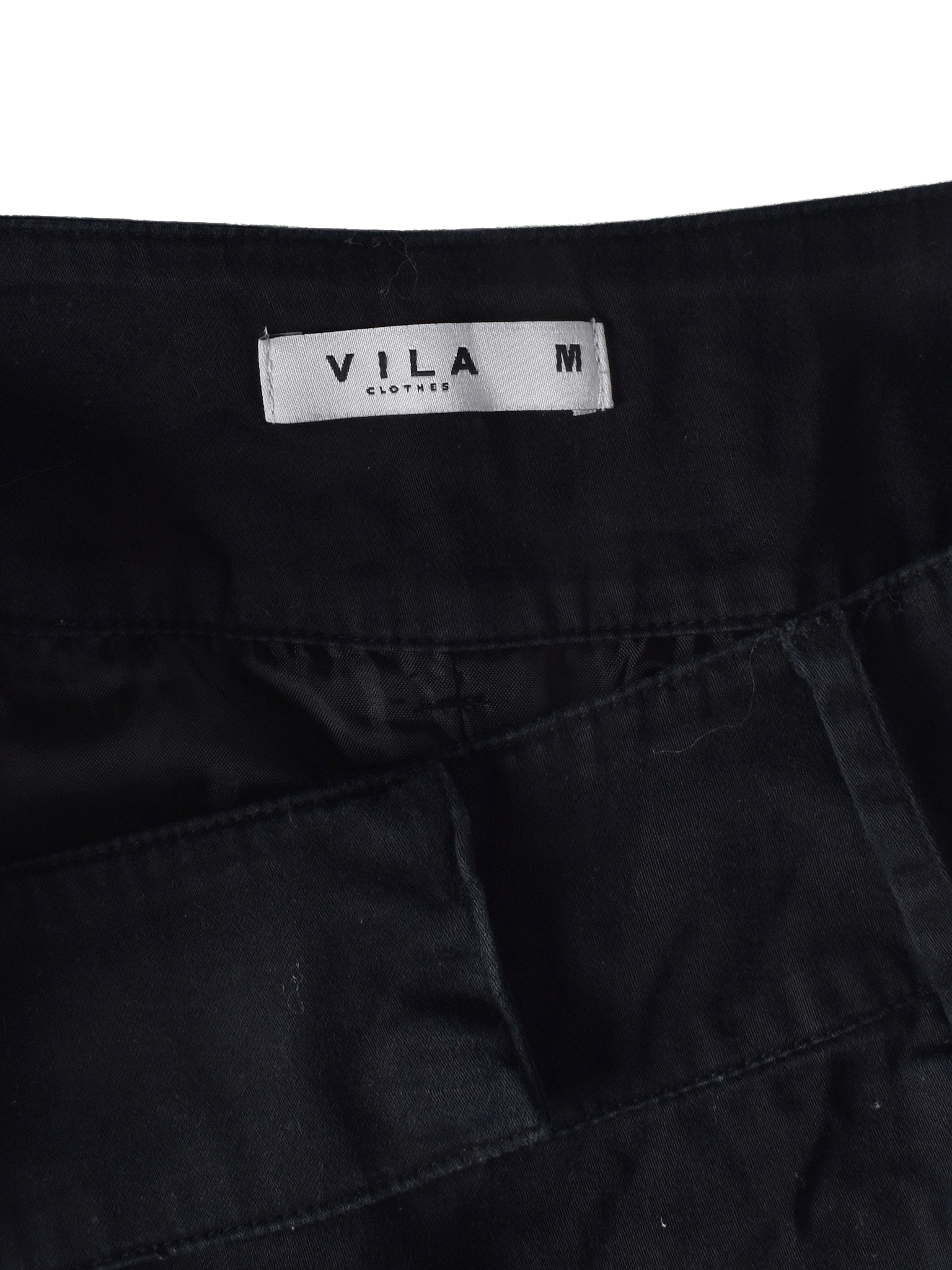 VILA Nederdel - M / Sort / Kvinde - SassyLAB Secondhand