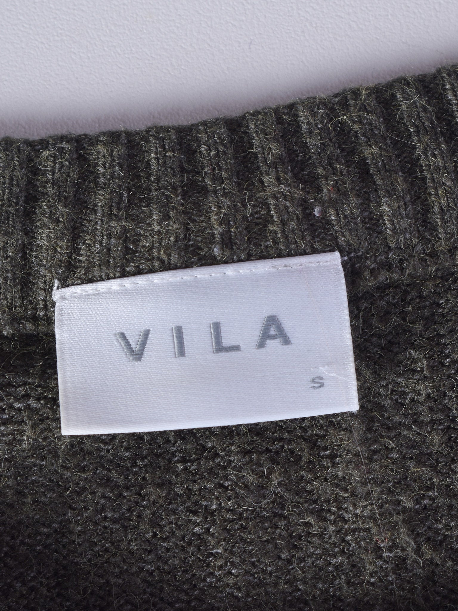 VILA Strik - S / Grøn / Kvinde - SassyLAB Secondhand