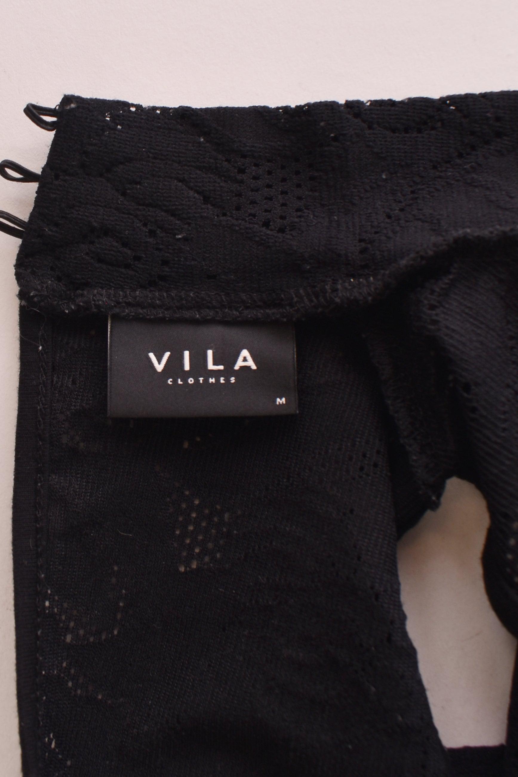 Vila Top - M / Sort / Kvinde - SassyLAB Secondhand