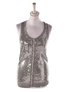 Vila Top - XS / Sølv / Kvinde - SassyLAB Secondhand