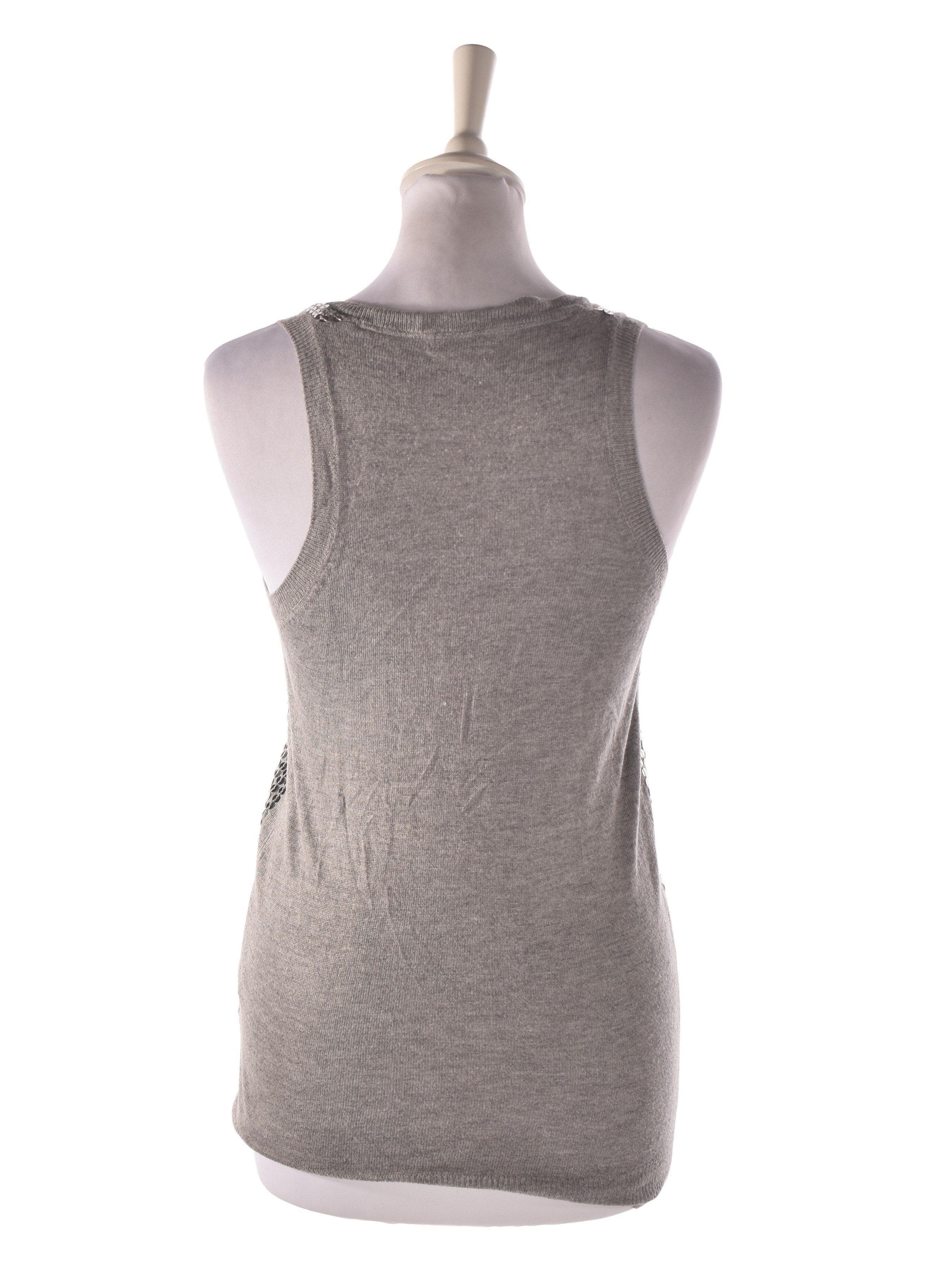 Vila Top - XS / Sølv / Kvinde - SassyLAB Secondhand