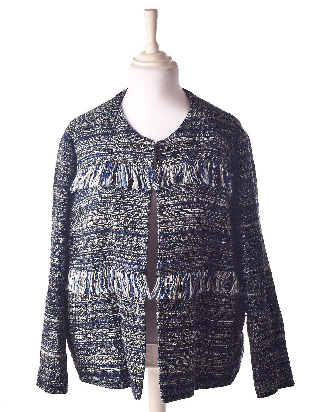 Violeta by Mango Blazer - XXL / Blå / Kvinde - SassyLAB Secondhand