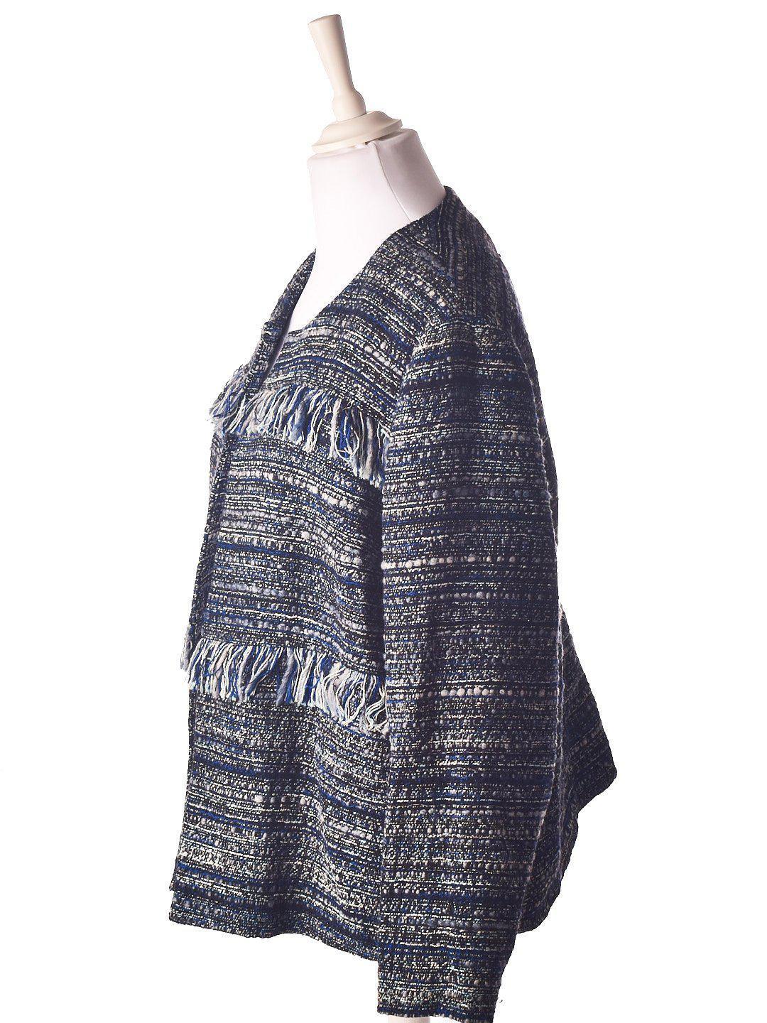 Violeta by Mango Blazer - XXL / Blå / Kvinde - SassyLAB Secondhand