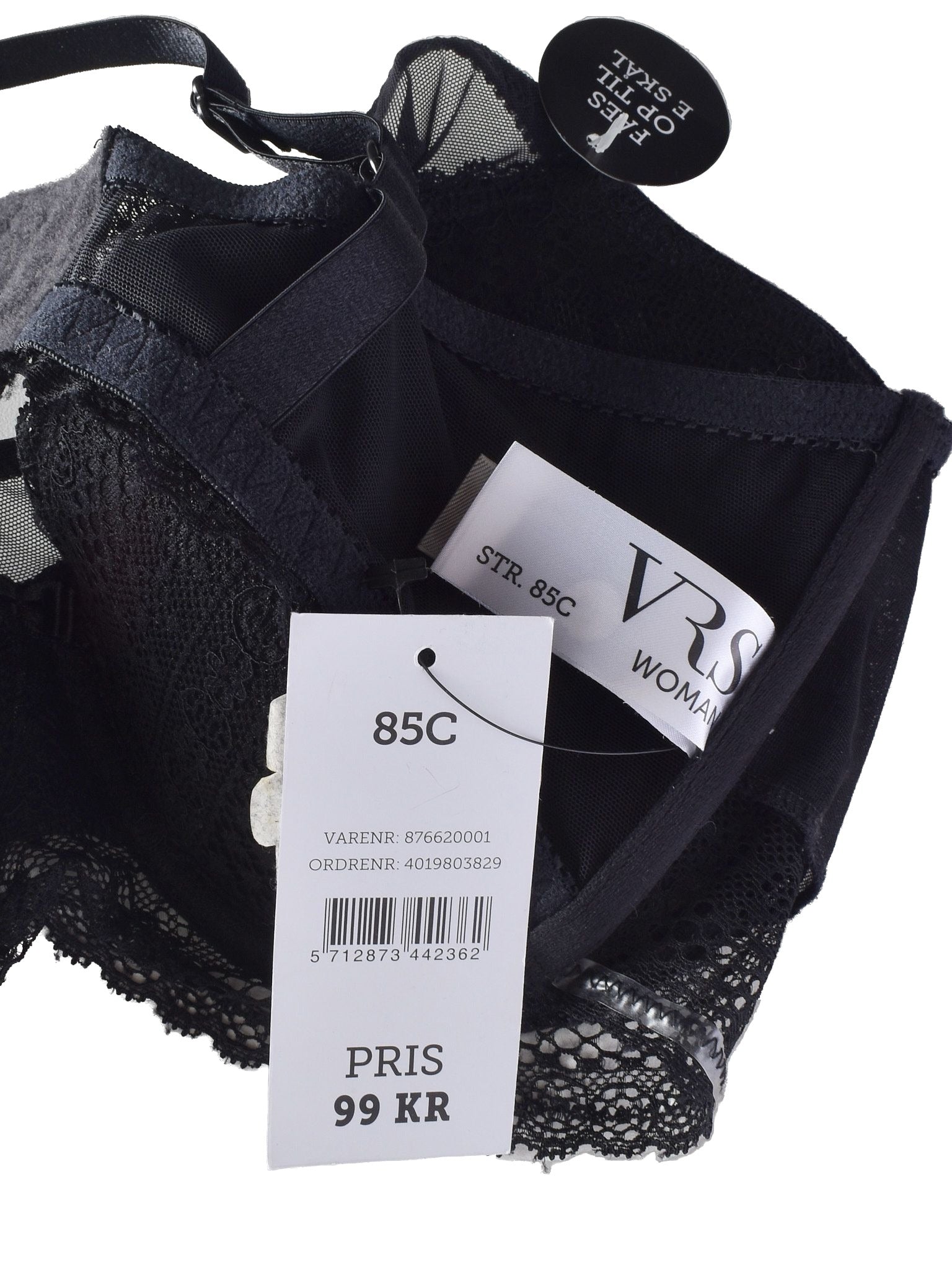 VRS BH - 85C / Sort / Kvinde - SassyLAB Secondhand